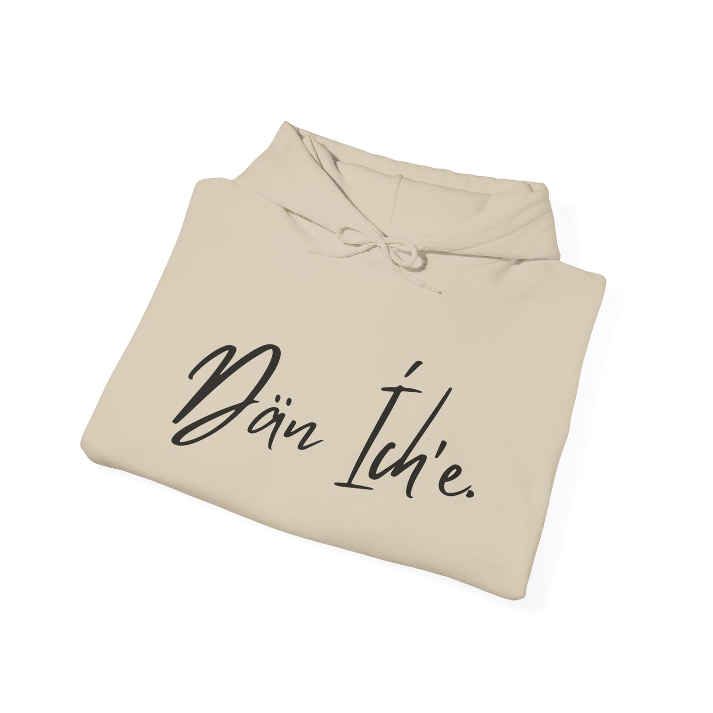 "I am Dän" Hoodie Purple Flower