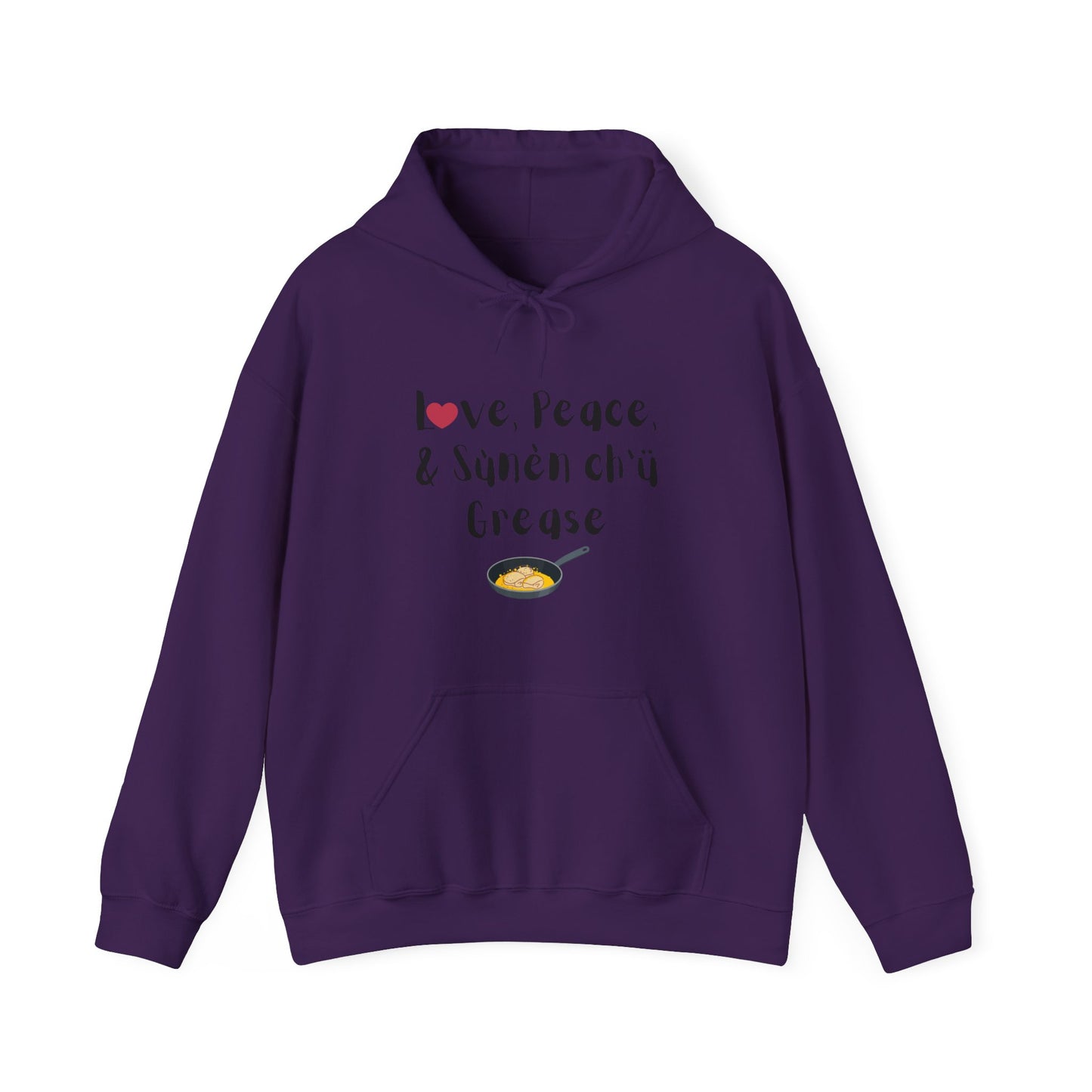 Love, Peace, & Bannock Grease Hoodie