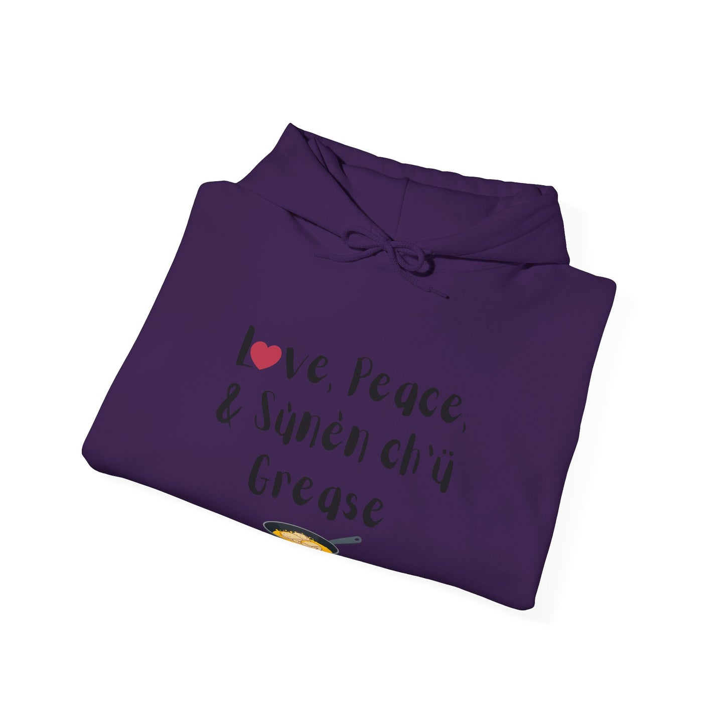 Love, Peace, & Bannock Grease Hoodie