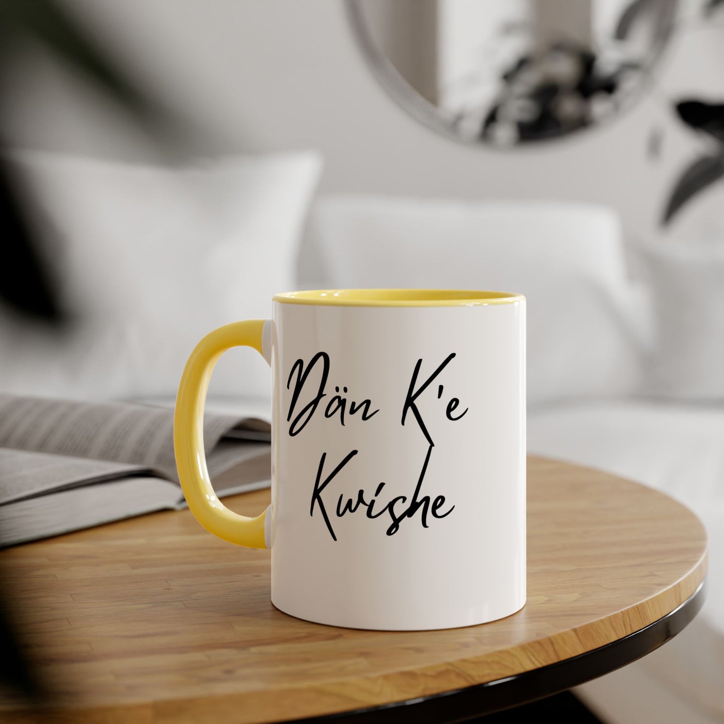 Dän K’e Kwíshe Mug Black Font