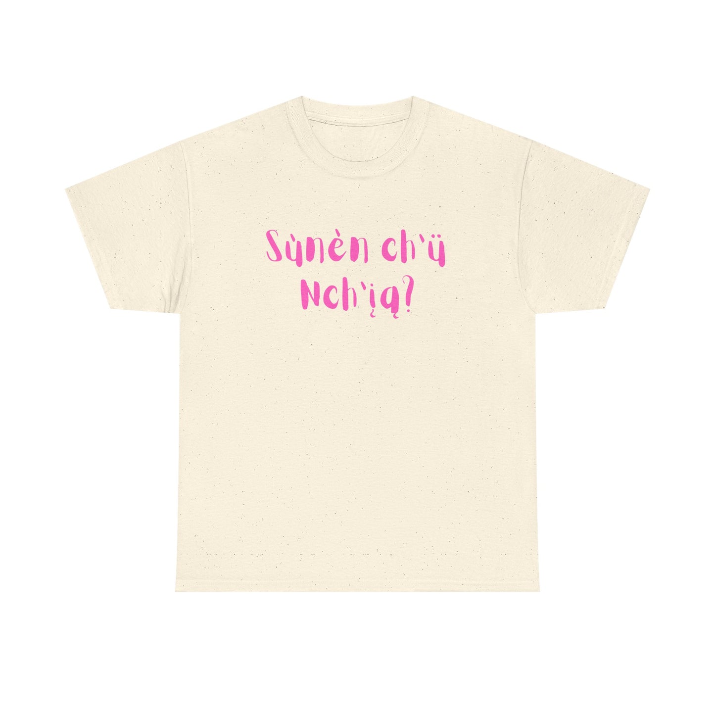 "Got Bannock?" Tee Pink Font
