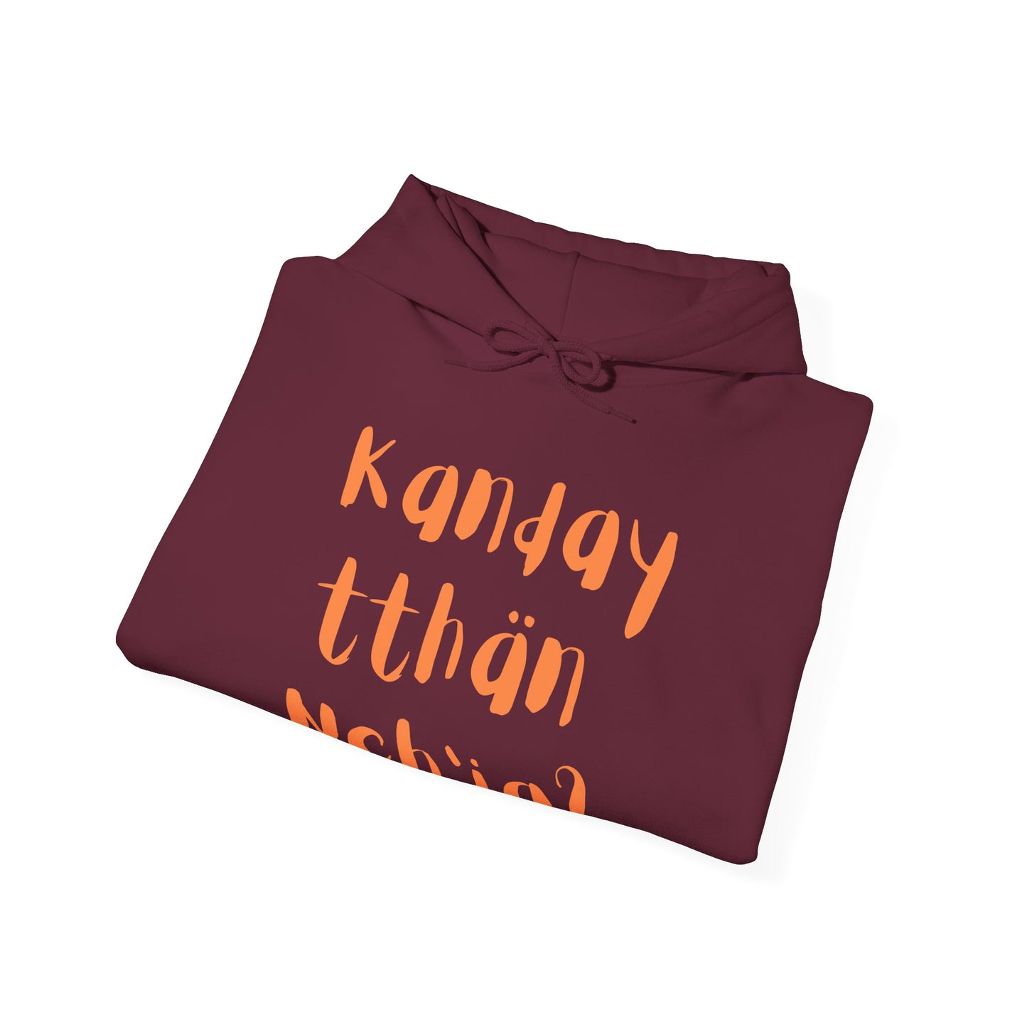 "Got Moose Meat?" Hoodie Orange Font