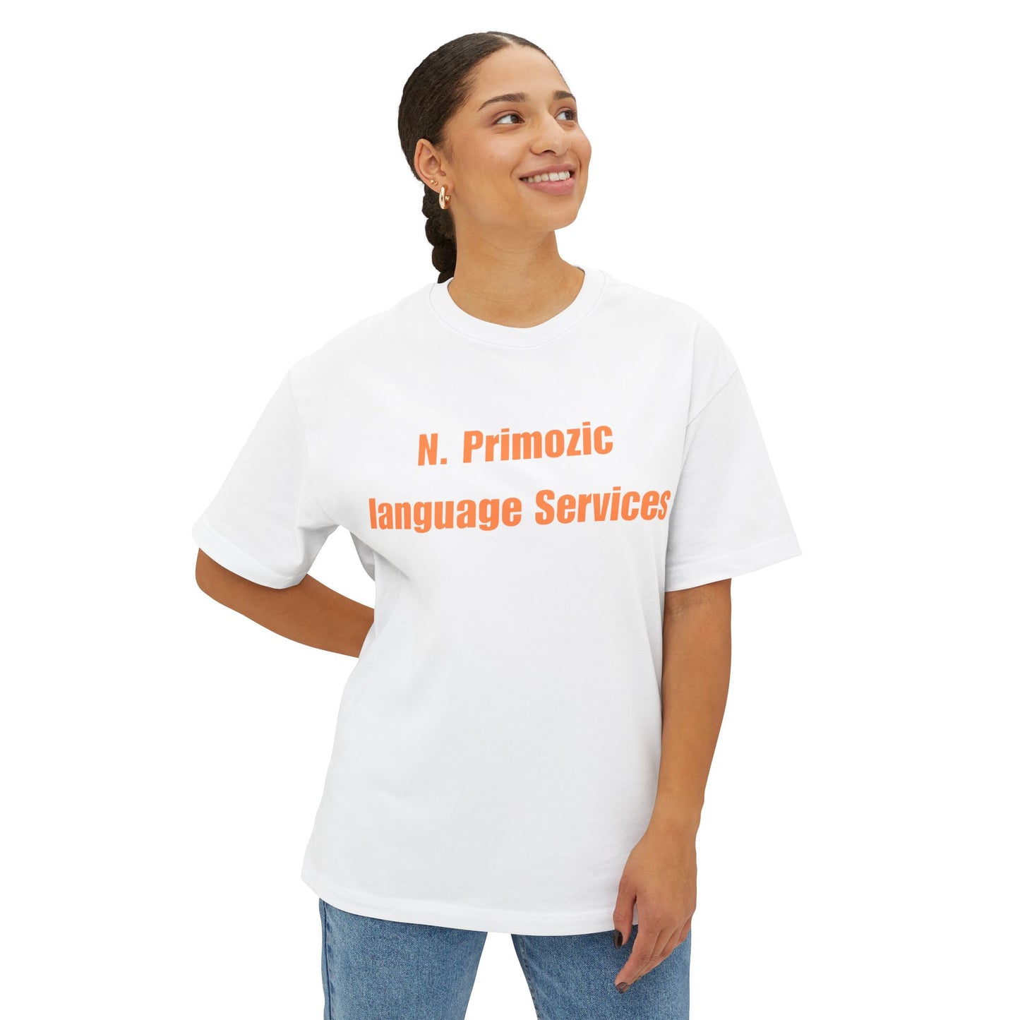 Bold NPLS Tee Orange Font