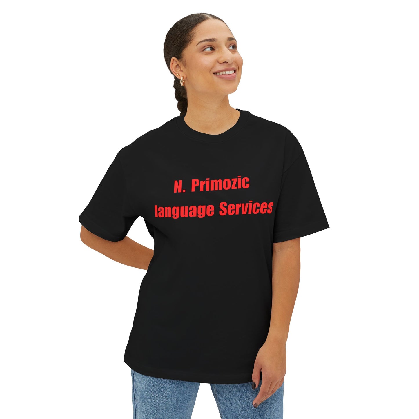 Bold NPLS Tee Red Font