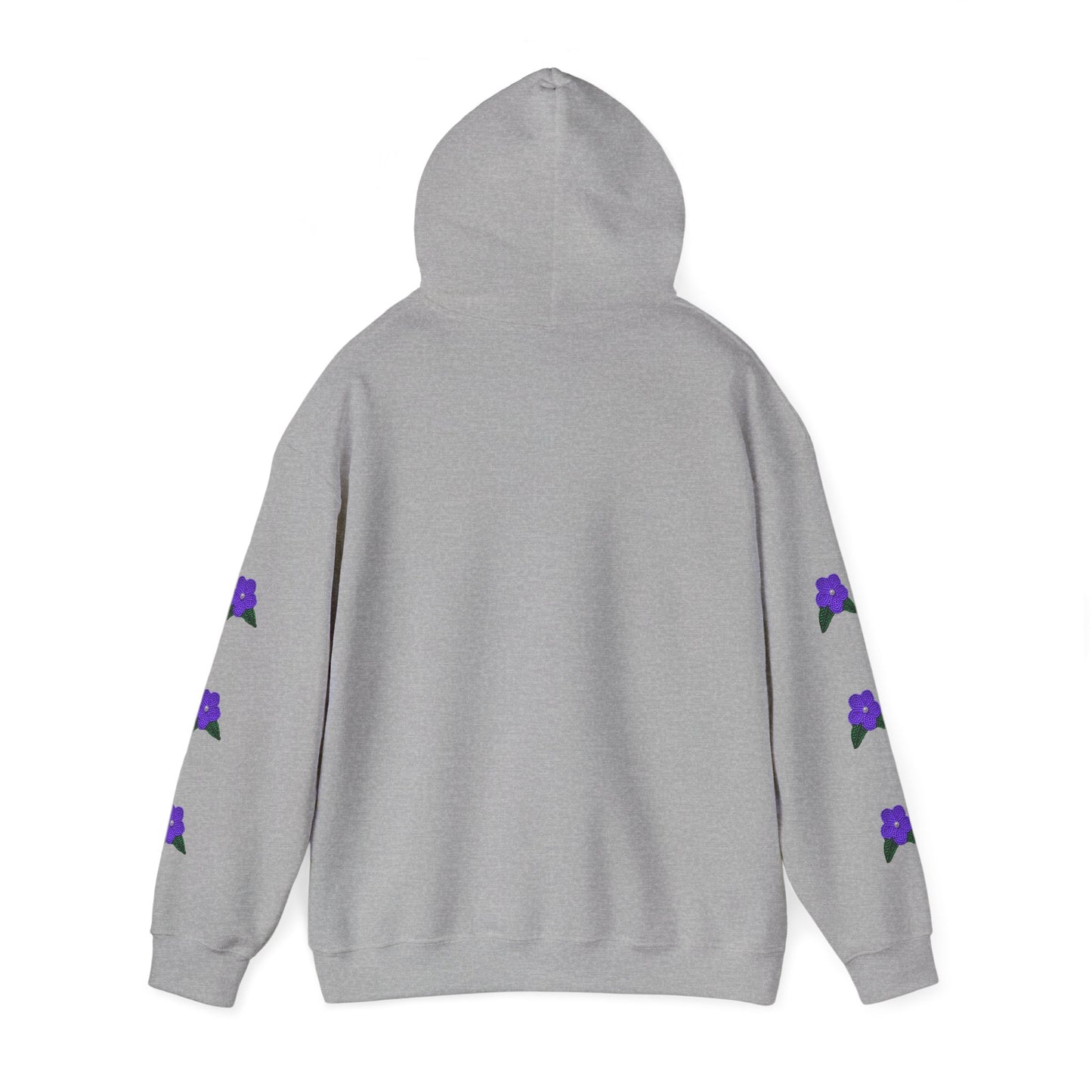 "I Speak Southern Tutchone" Purple Flower Hoodie