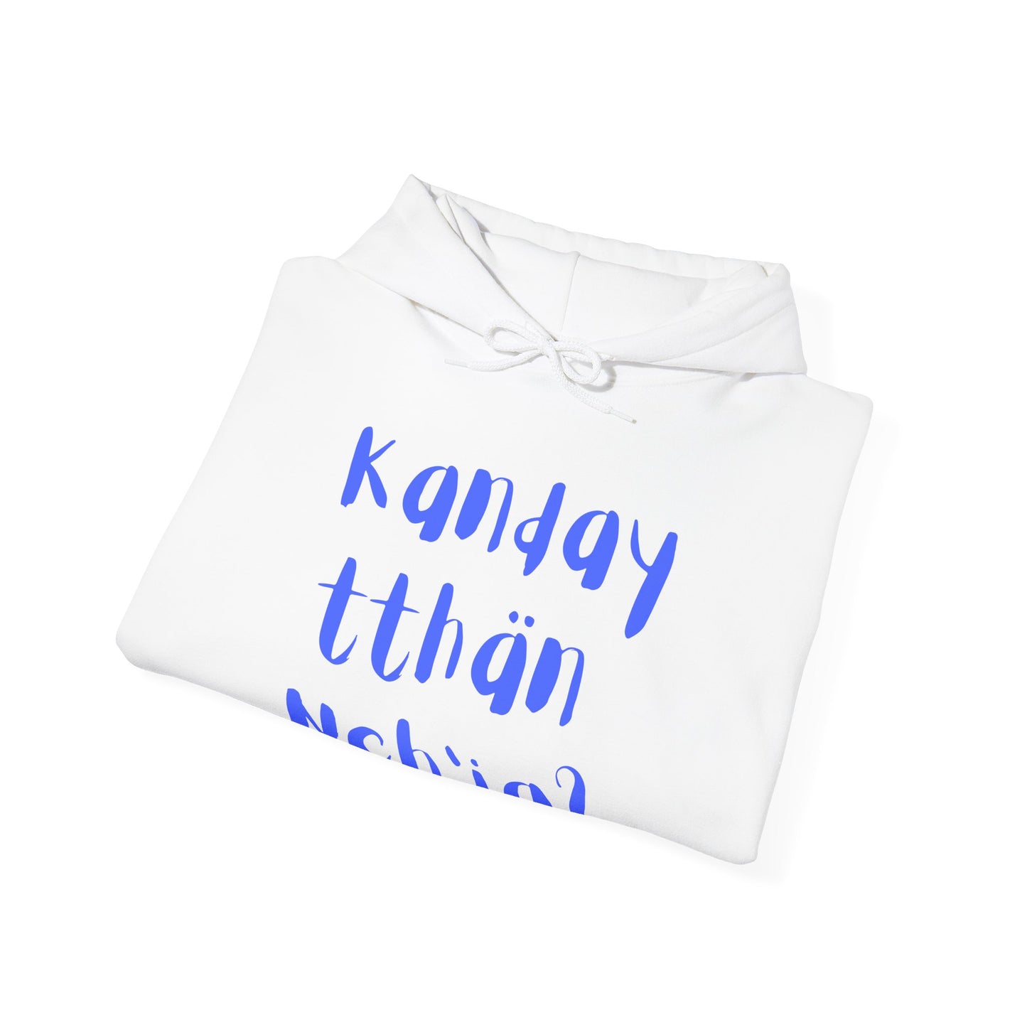 "Got Moose Meat?" Hoodie Blue Font