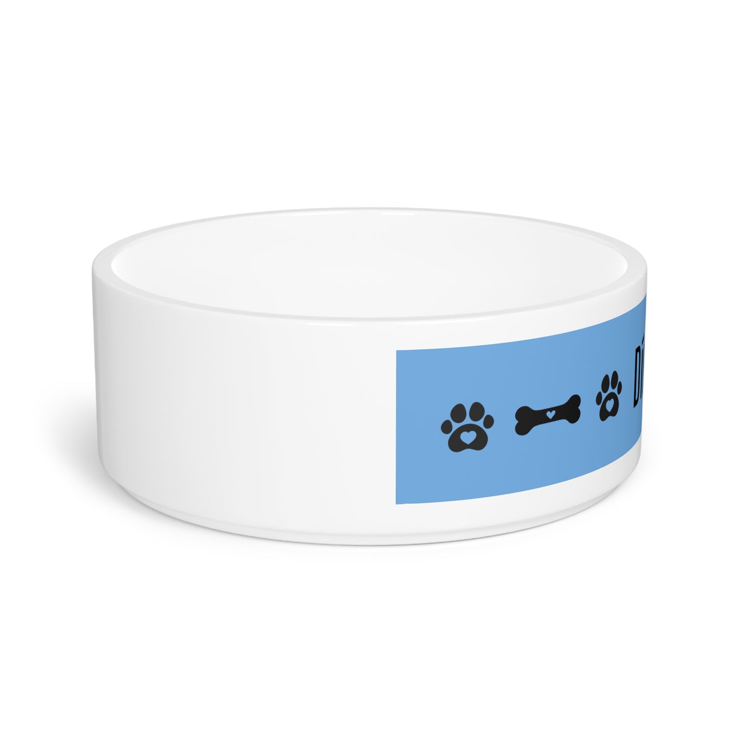 "I’m Hungry!" Dog Bowl Blue