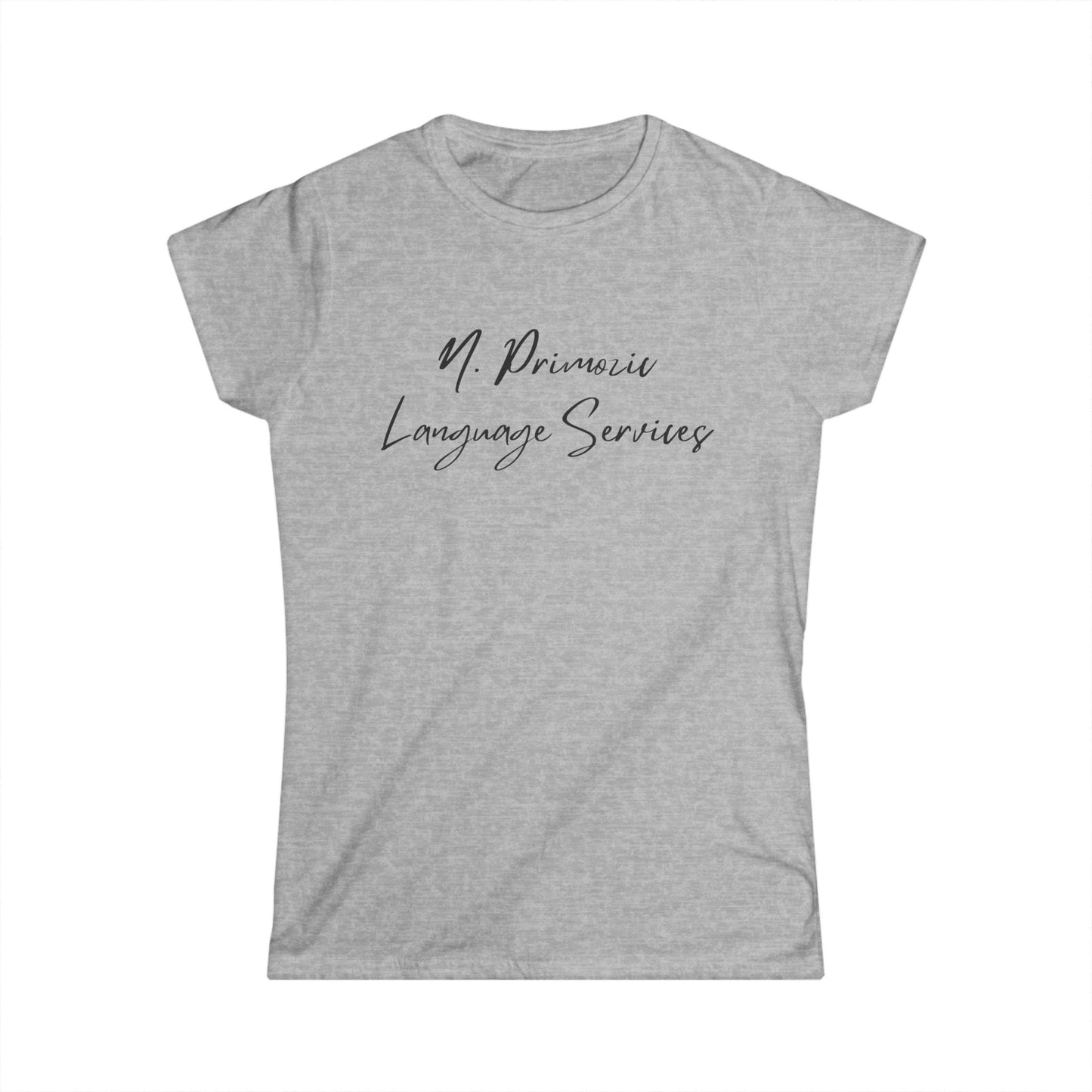Black N. Primozic Language Services Tee