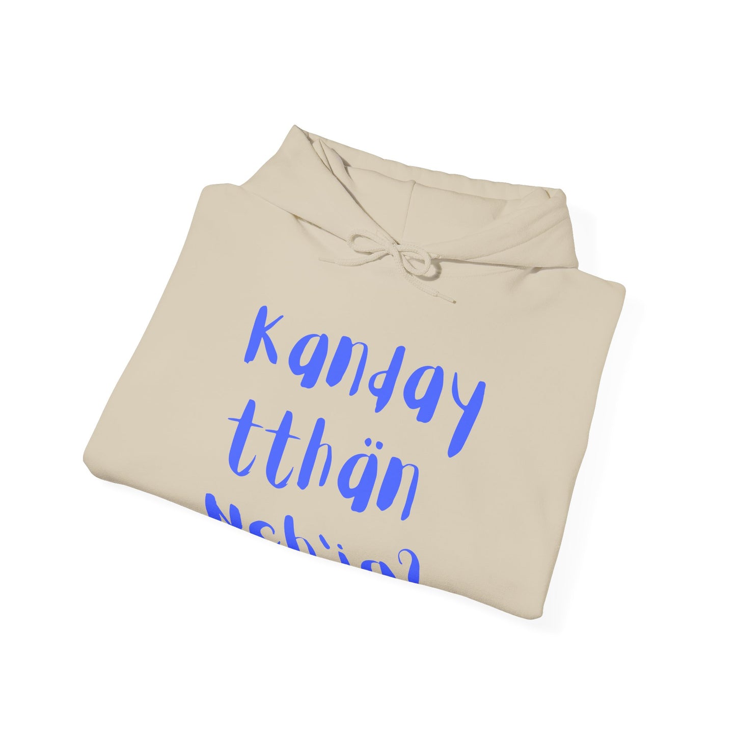 "Got Moose Meat?" Hoodie Blue Font