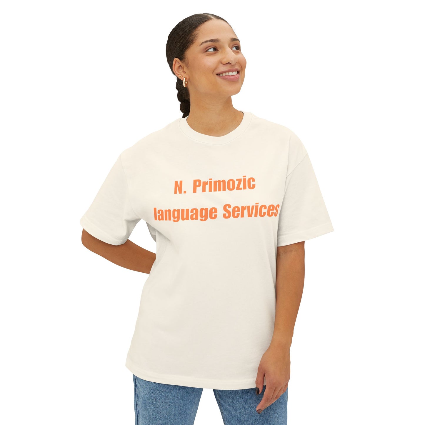 Bold NPLS Tee Orange Font