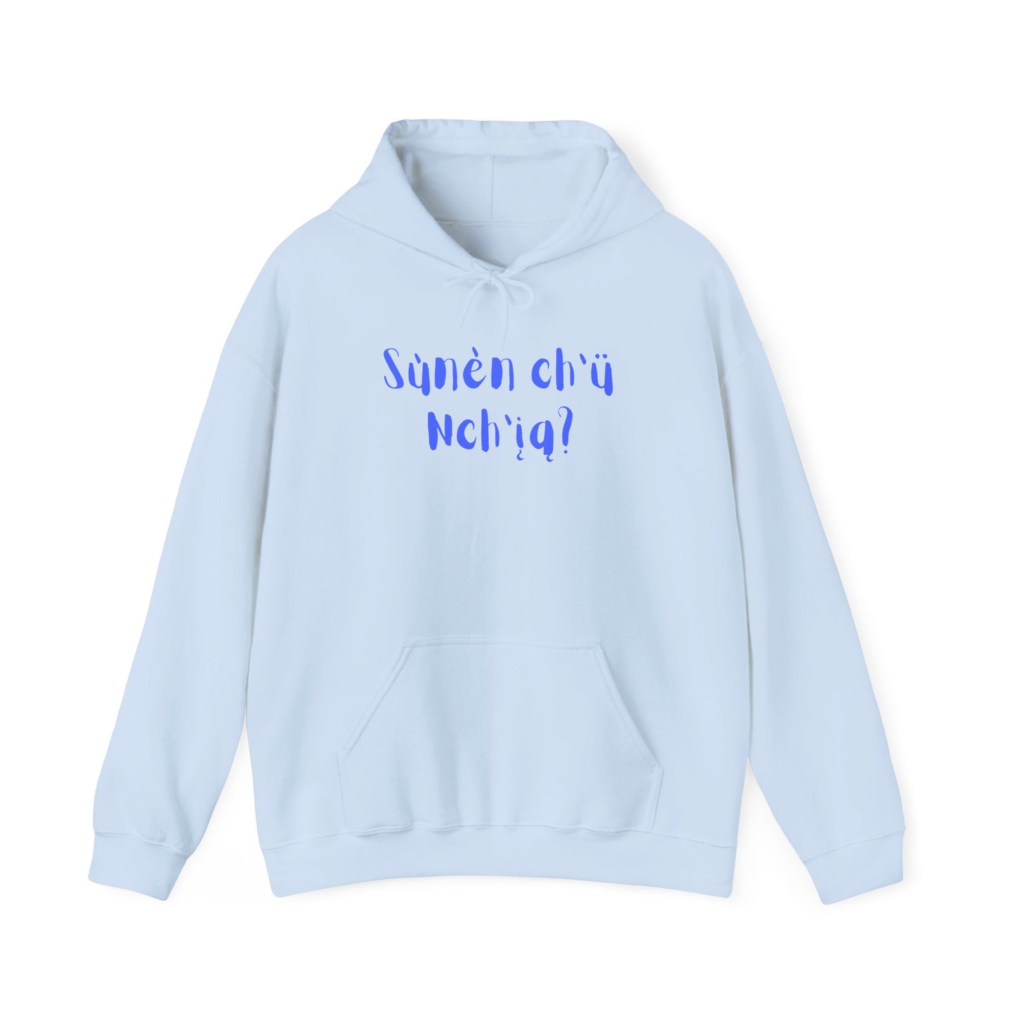 "Got Bannock?" Hoodie Blue Font