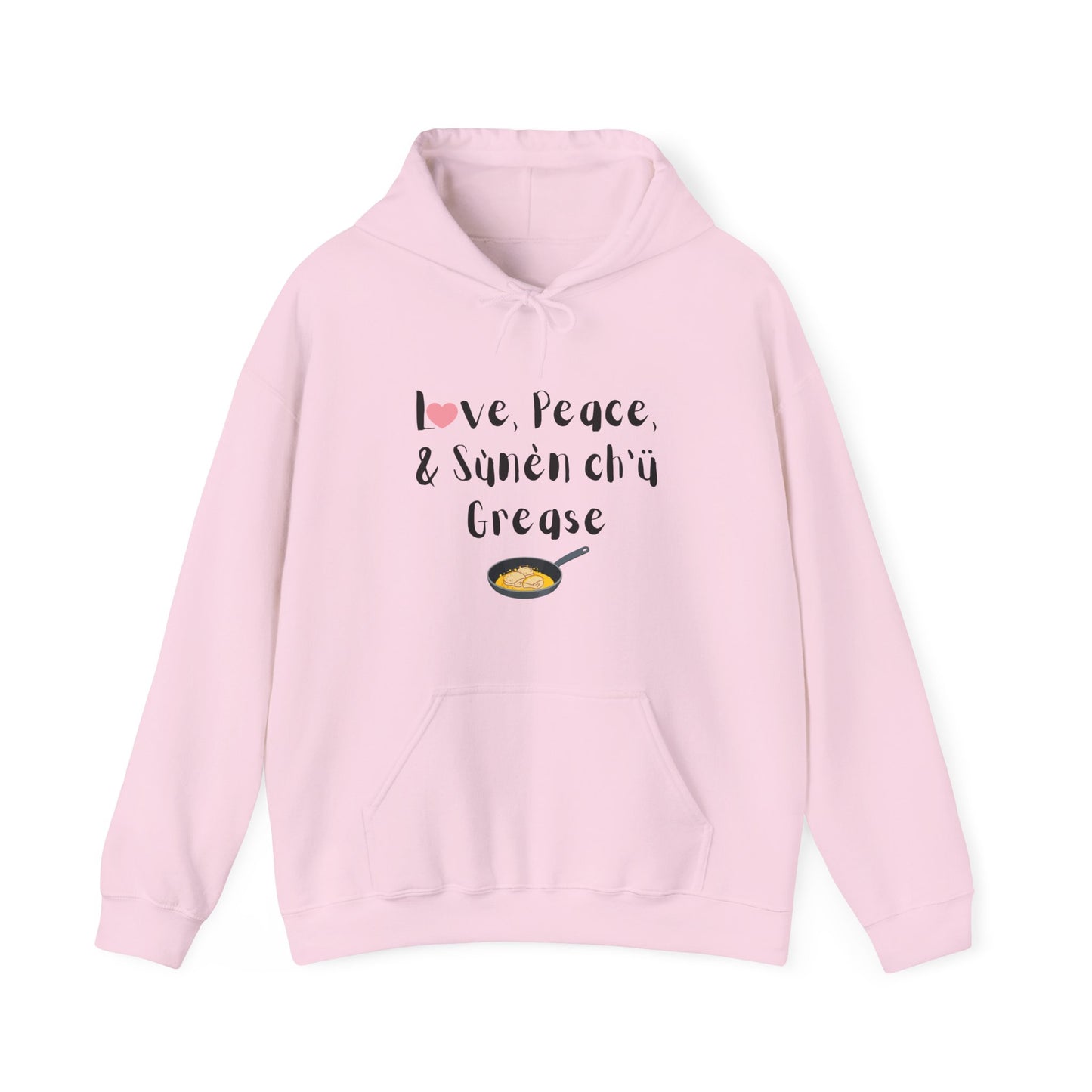 Love, Peace, & Bannock Grease Hoodie