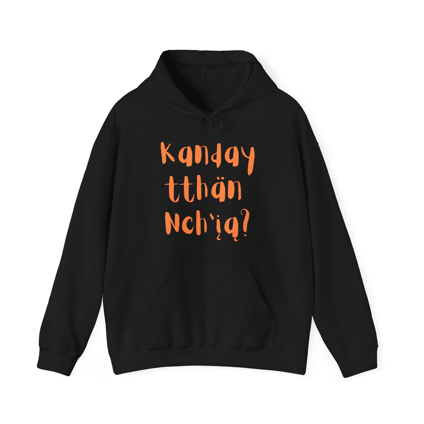 "Got Moose Meat?" Hoodie Orange Font