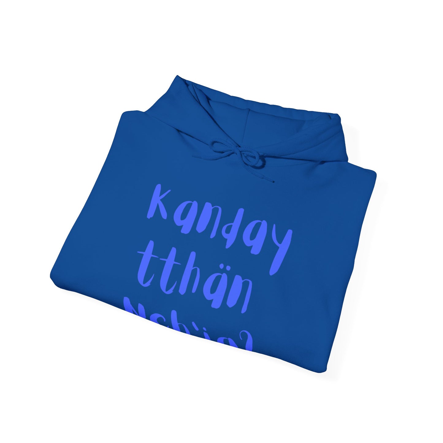 "Got Moose Meat?" Hoodie Blue Font