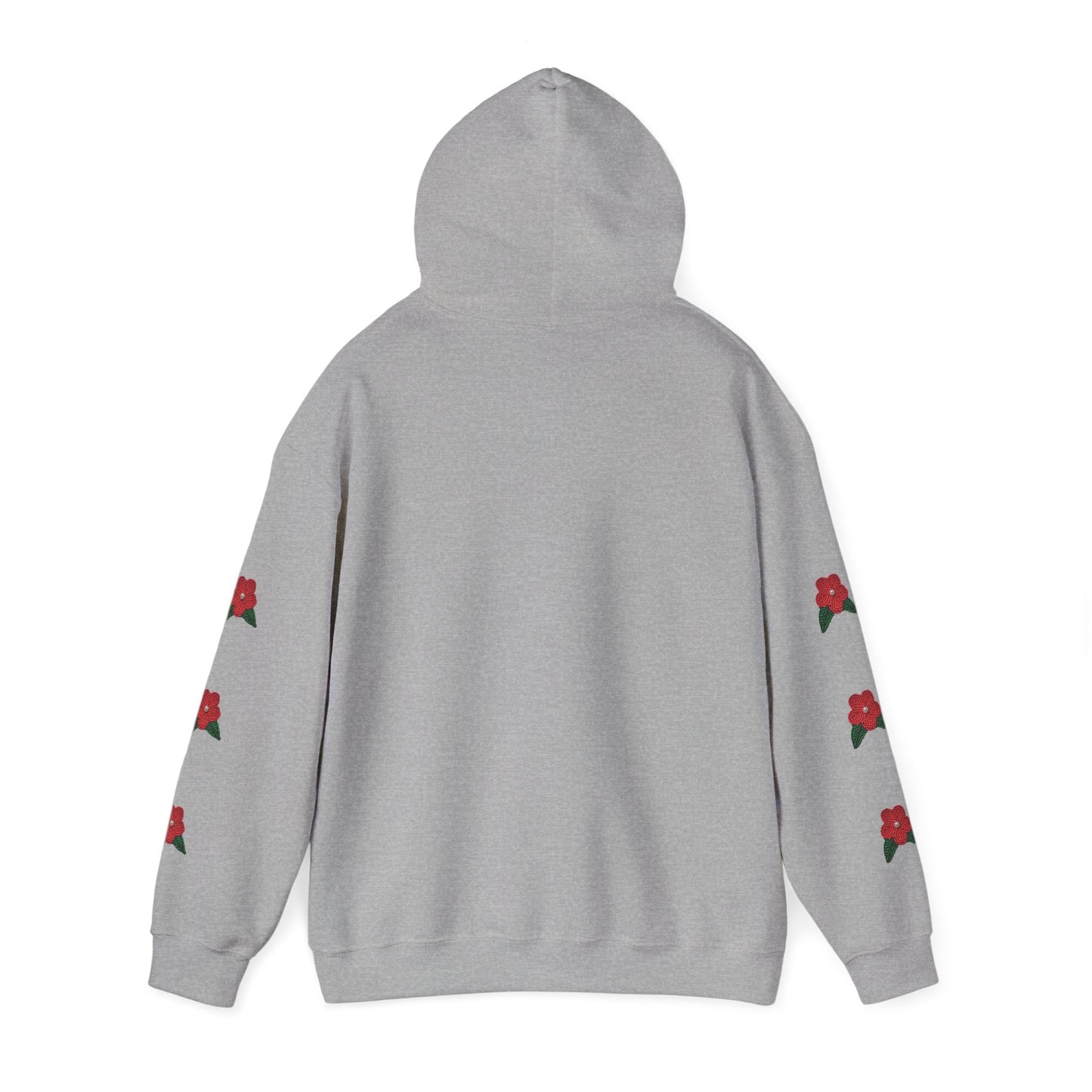 "I am Dän" Red Flower Hoodie