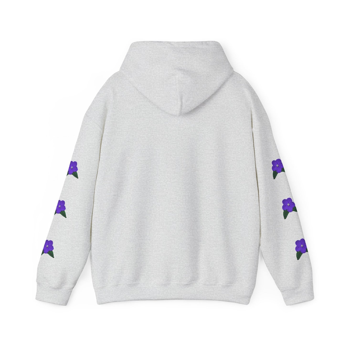 "I Speak Southern Tutchone" Purple Flower Hoodie