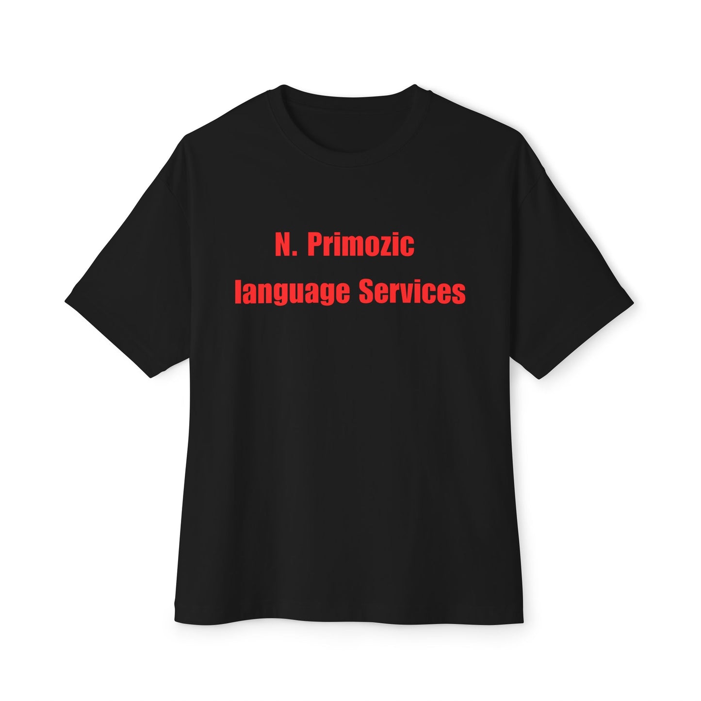 Bold NPLS Tee Red Font