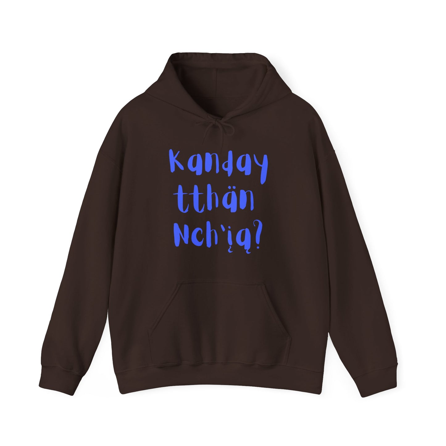 "Got Moose Meat?" Hoodie Blue Font