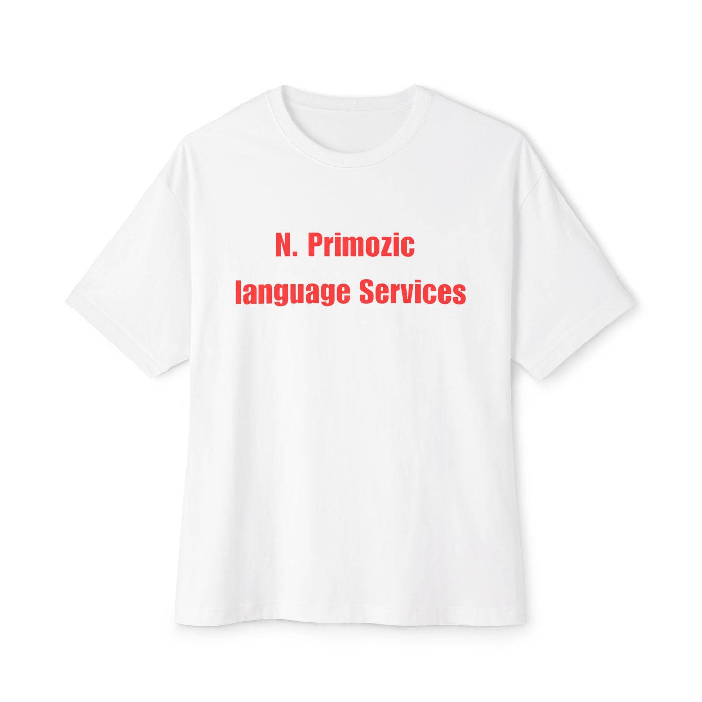 Bold NPLS Tee Red Font