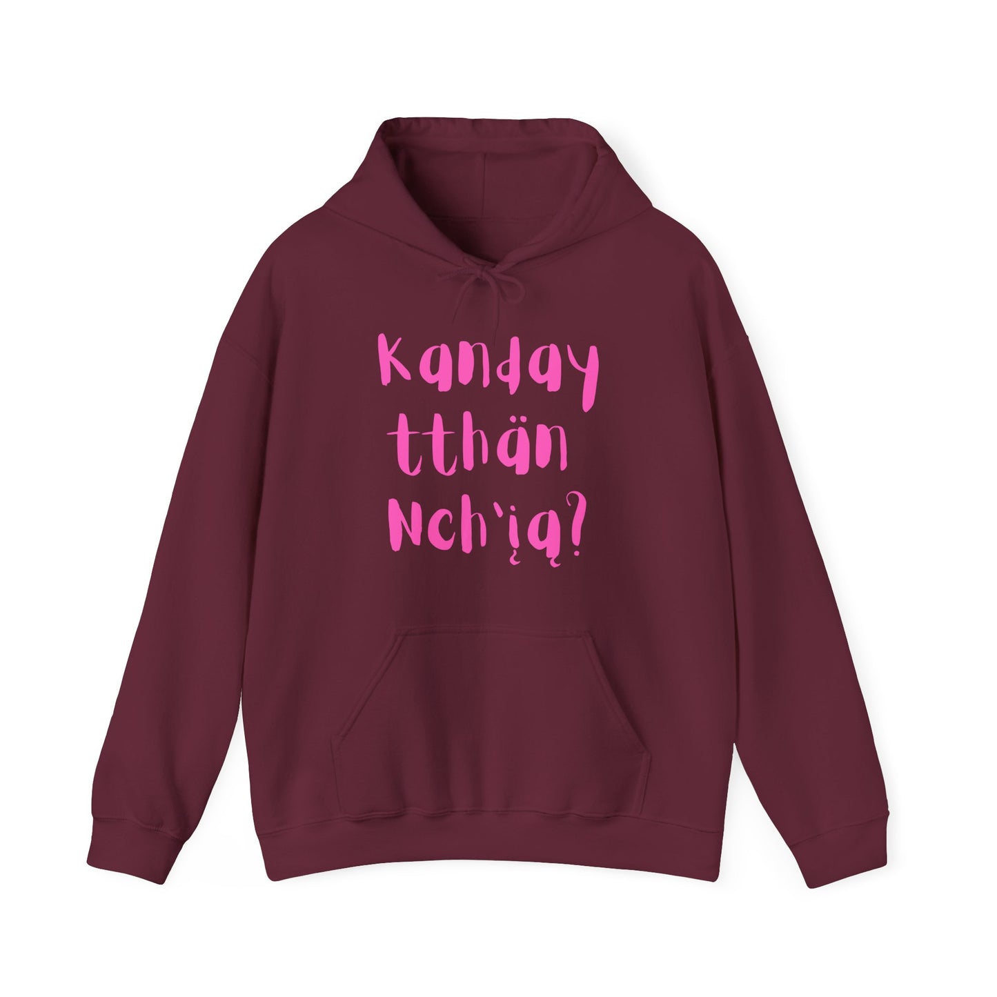 "Got Moose Meat?" Hoodie Pink Font