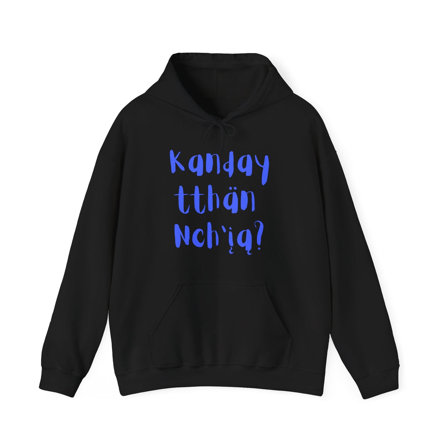 "Got Moose Meat?" Hoodie Blue Font