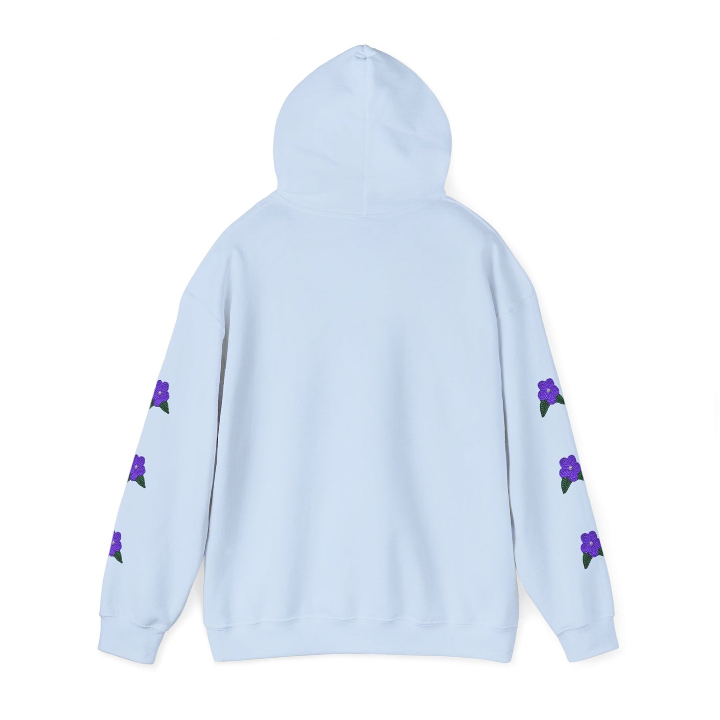 "I Speak Southern Tutchone" Purple Flower Hoodie