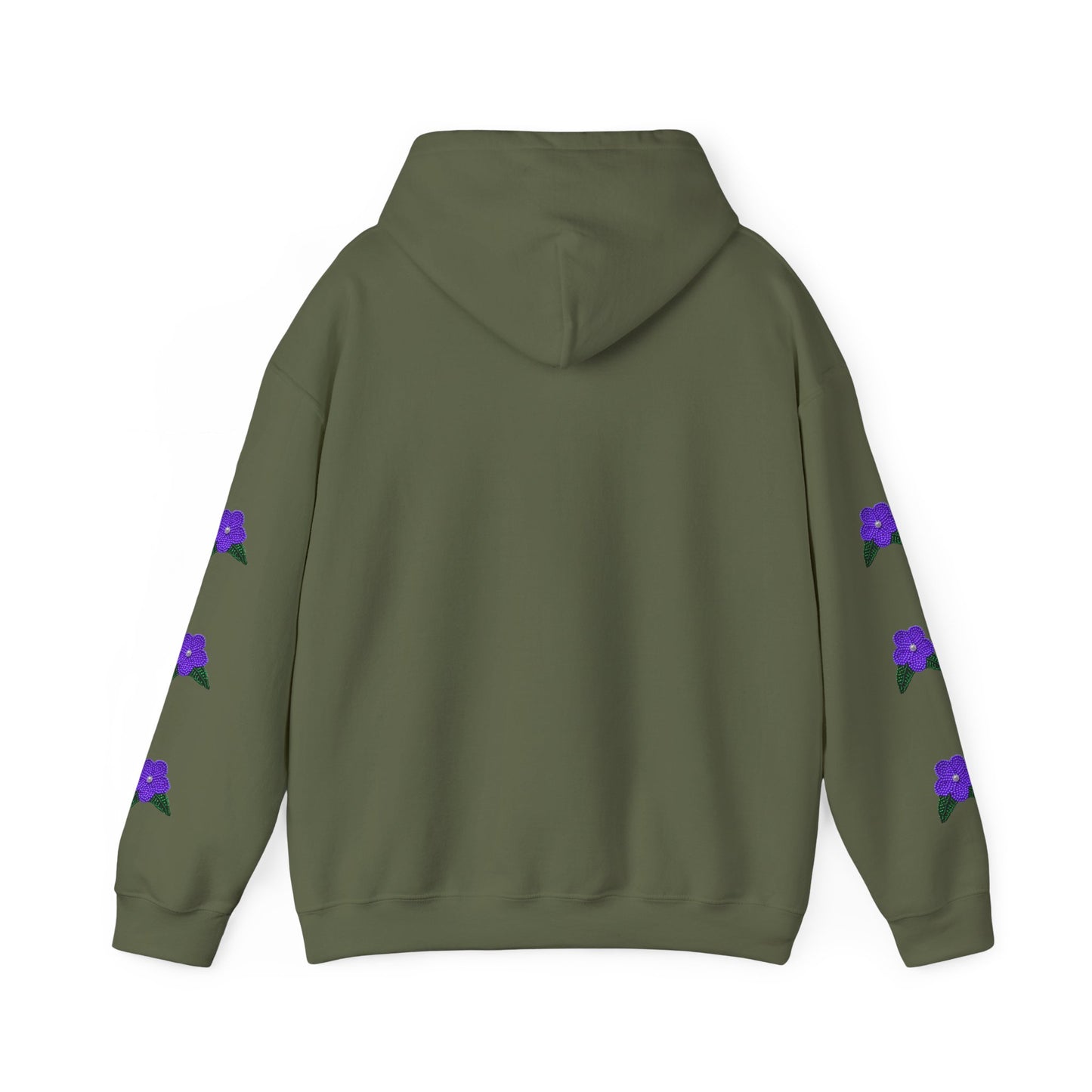 "I Speak Southern Tutchone" Purple Flower Hoodie