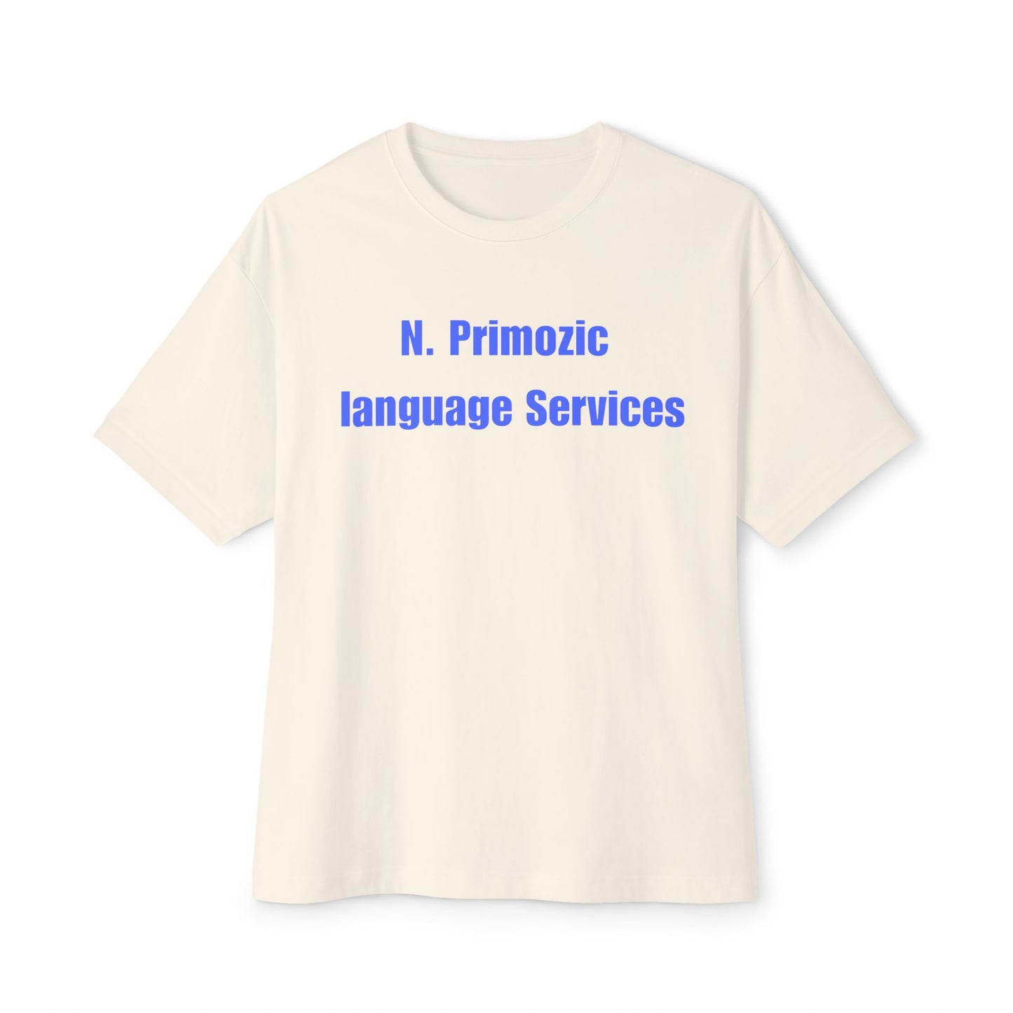 Bold NPLS Tee Blue Font