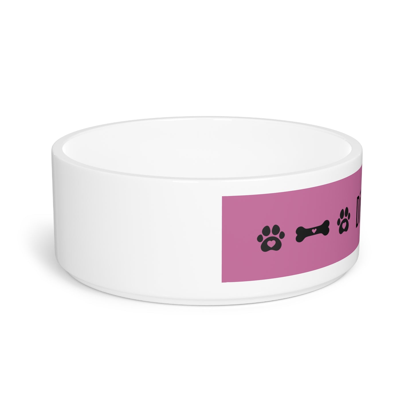 "I’m hungry!" Dog Bowl Pink