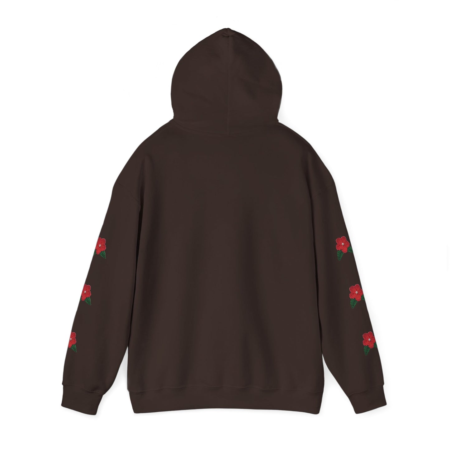 "I am Dän" Red Flower Hoodie