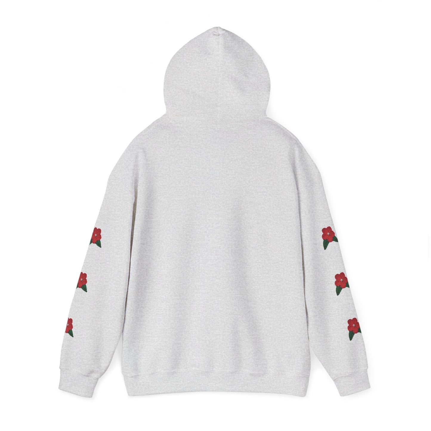 "I Speak Southern Tutchone" Red Flower Hoodie