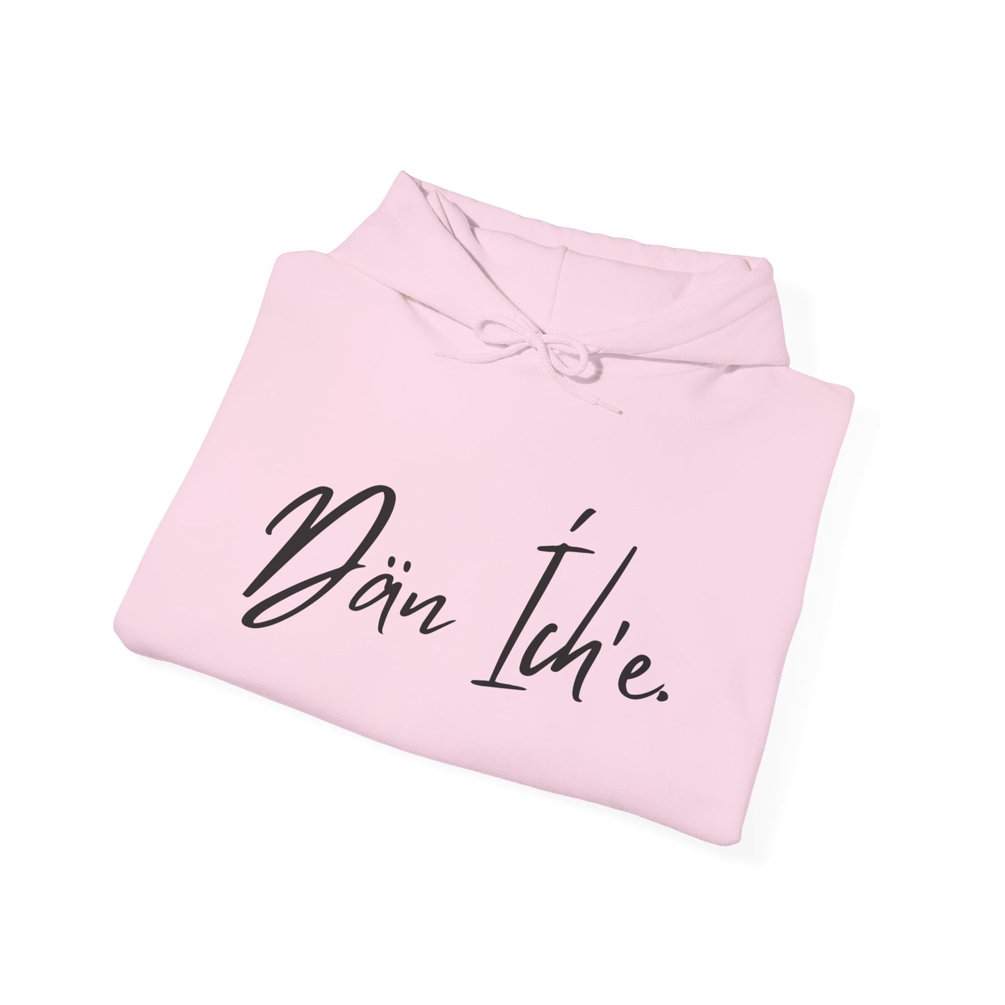 "I am Dän" Hoodie Purple Flower