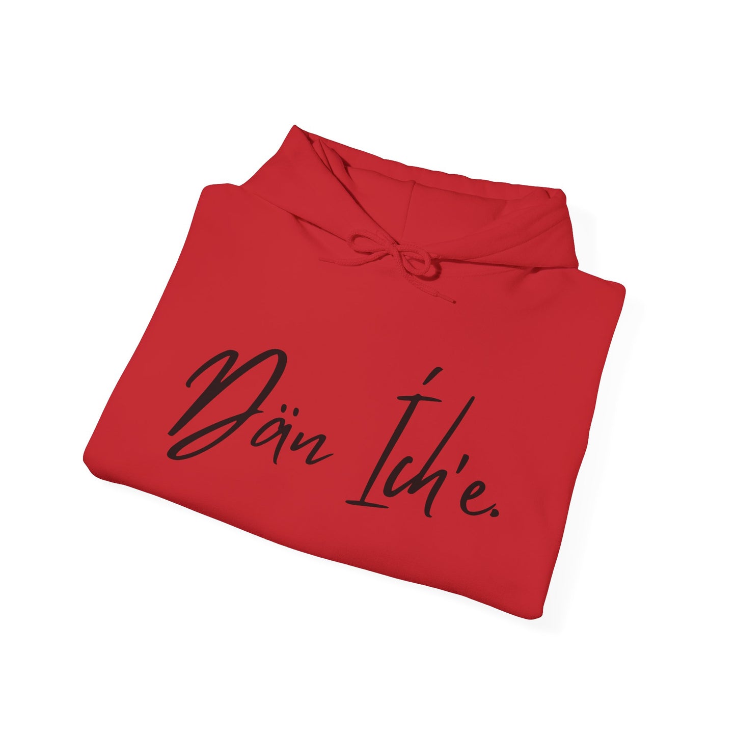 "I am Dän" Red Flower Hoodie