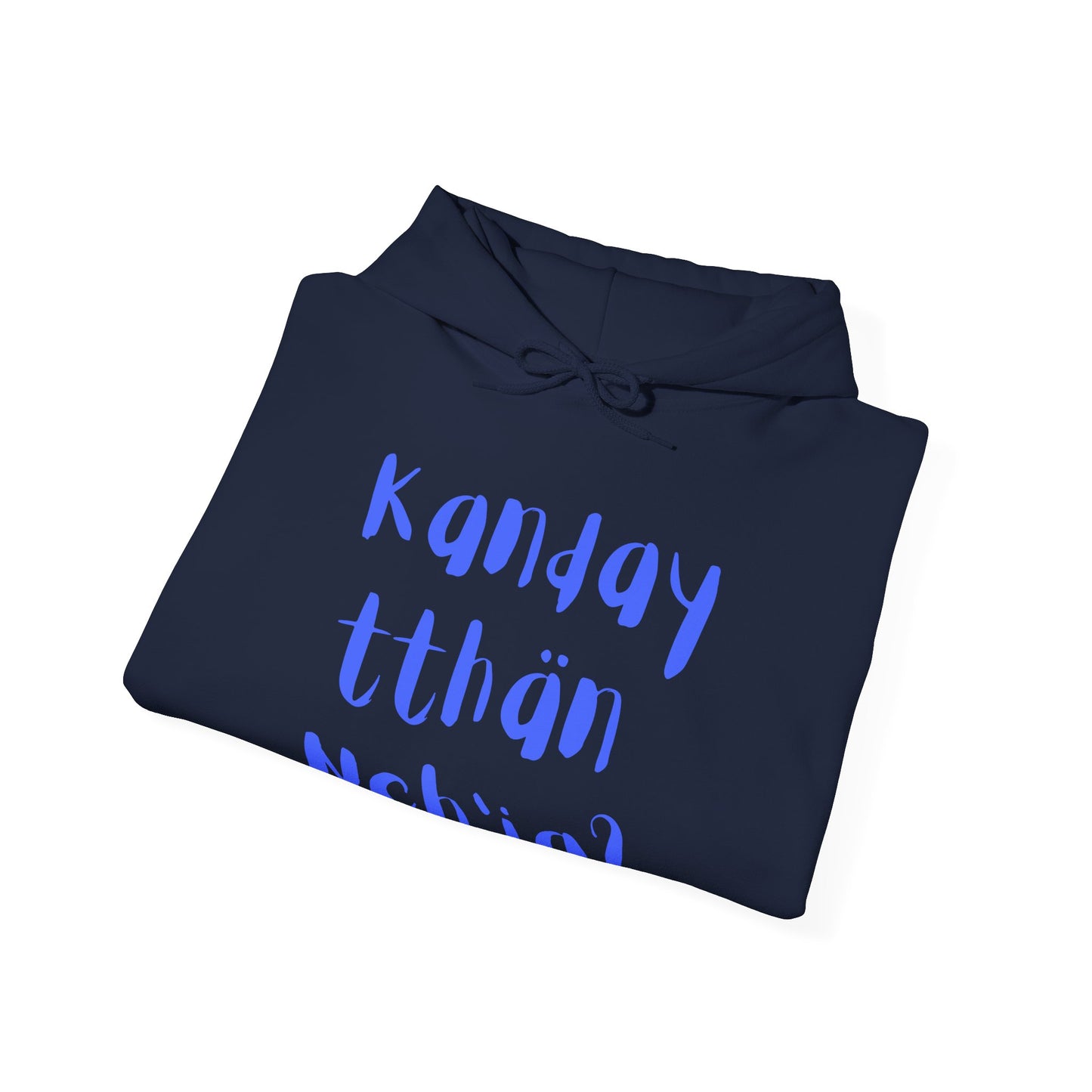 "Got Moose Meat?" Hoodie Blue Font