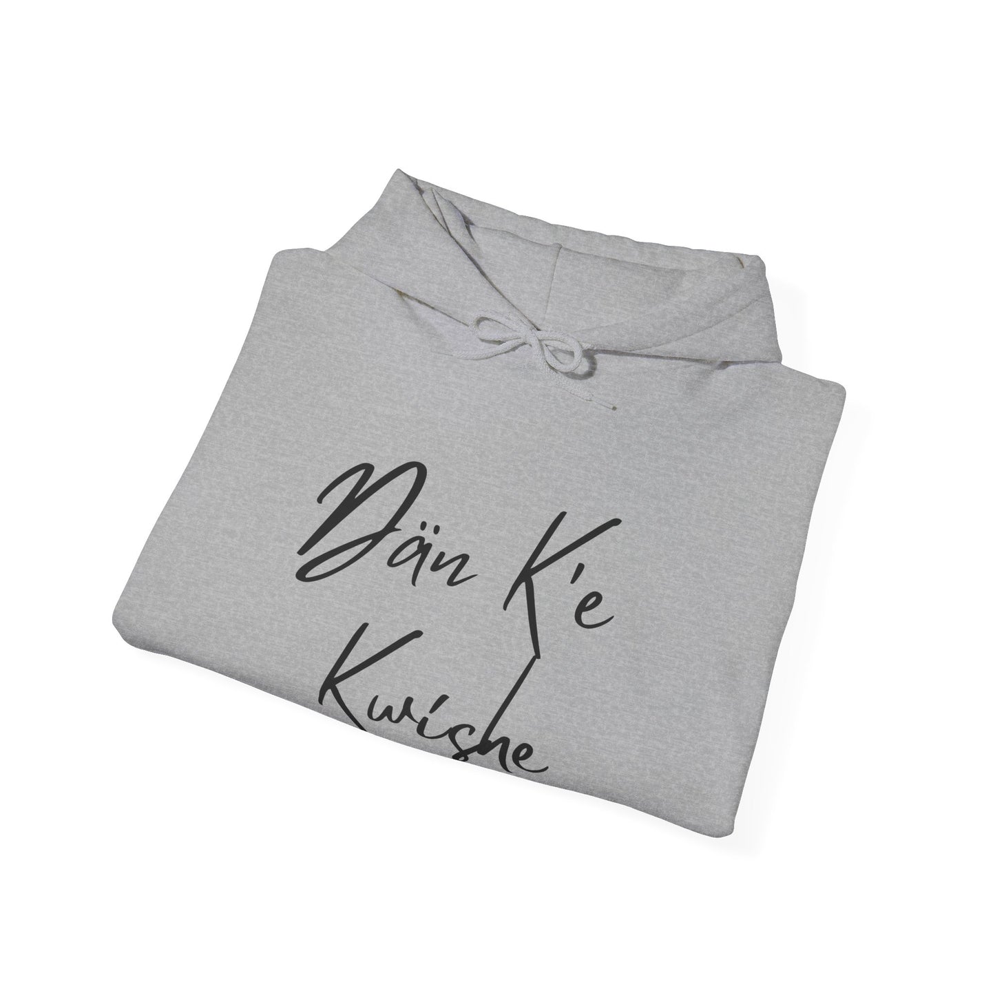 "I Speak Southern Tutchone" Blue Flower Hoodie