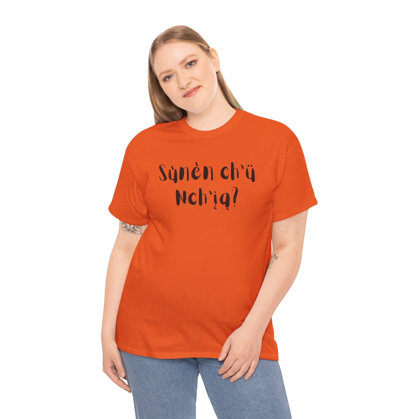 "Got Bannock?" Tee Back Font
