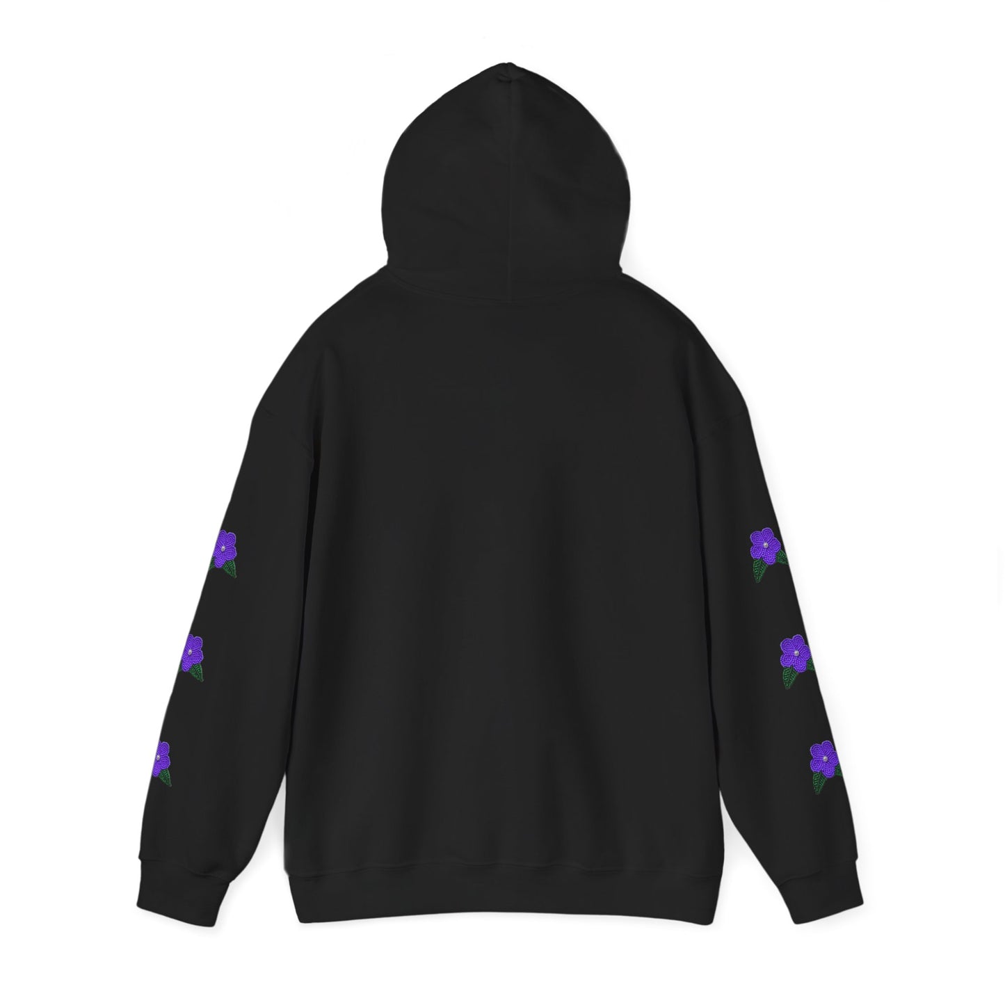 "I Speak Southern Tutchone" Purple Flower Hoodie