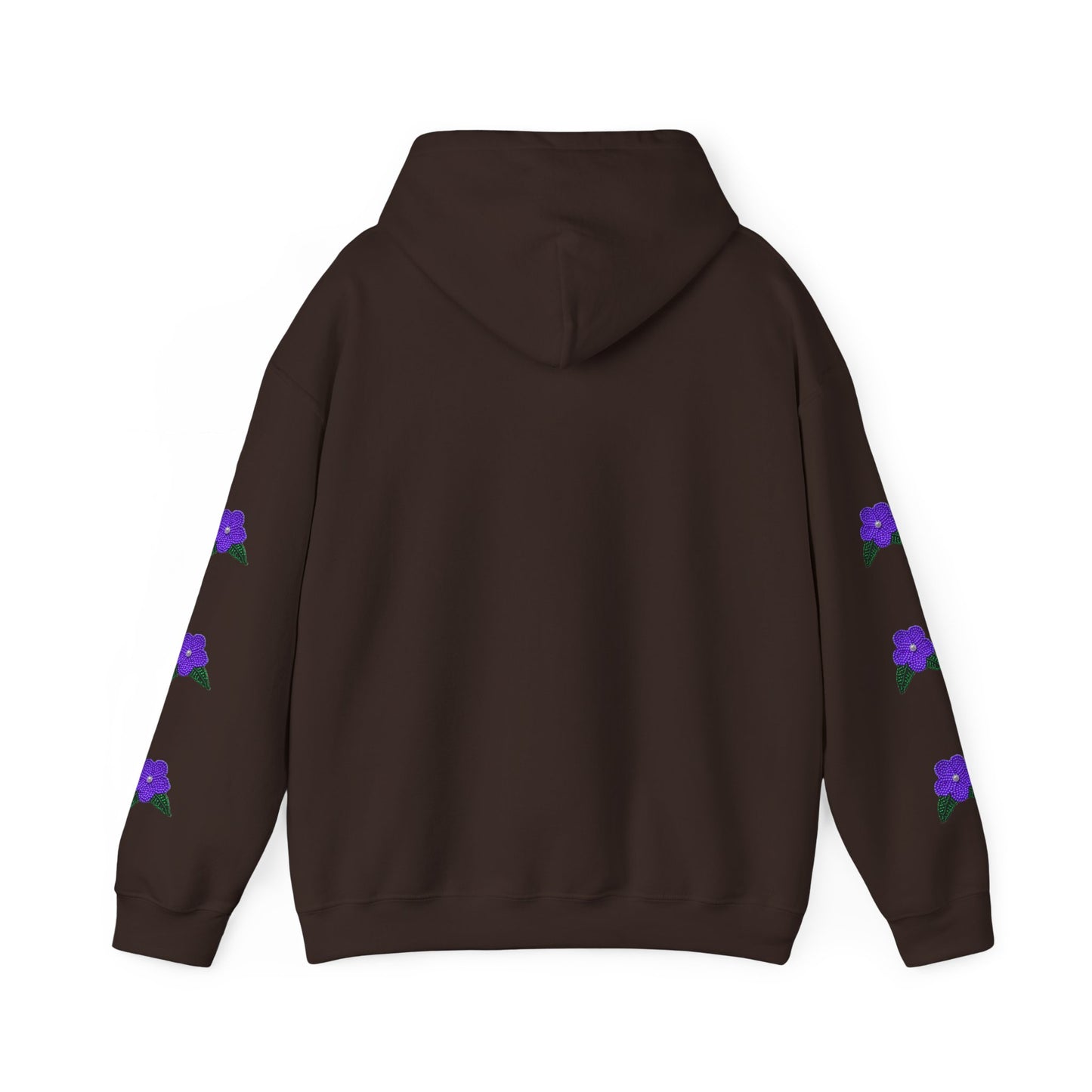 "I Speak Southern Tutchone" Purple Flower Hoodie