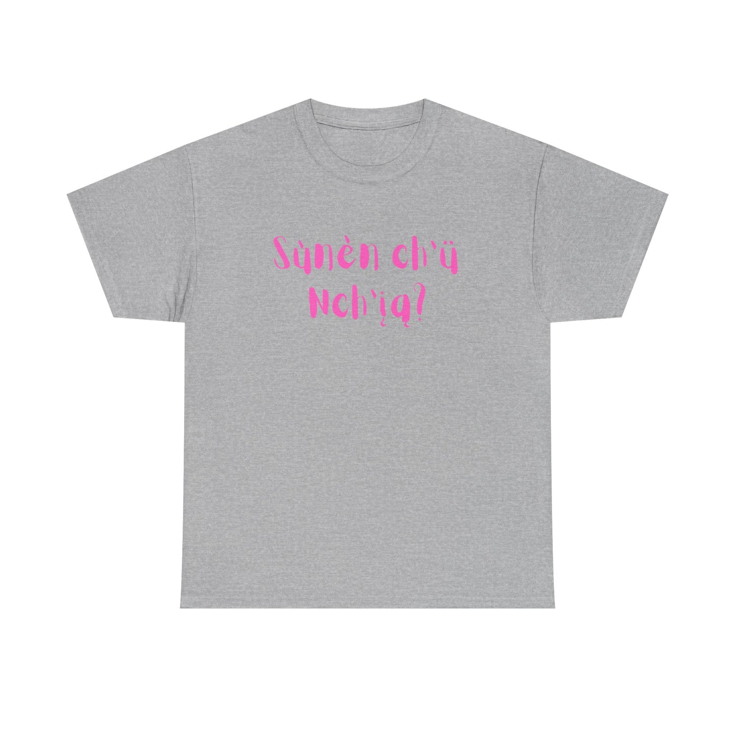 "Got Bannock?" Tee Pink Font