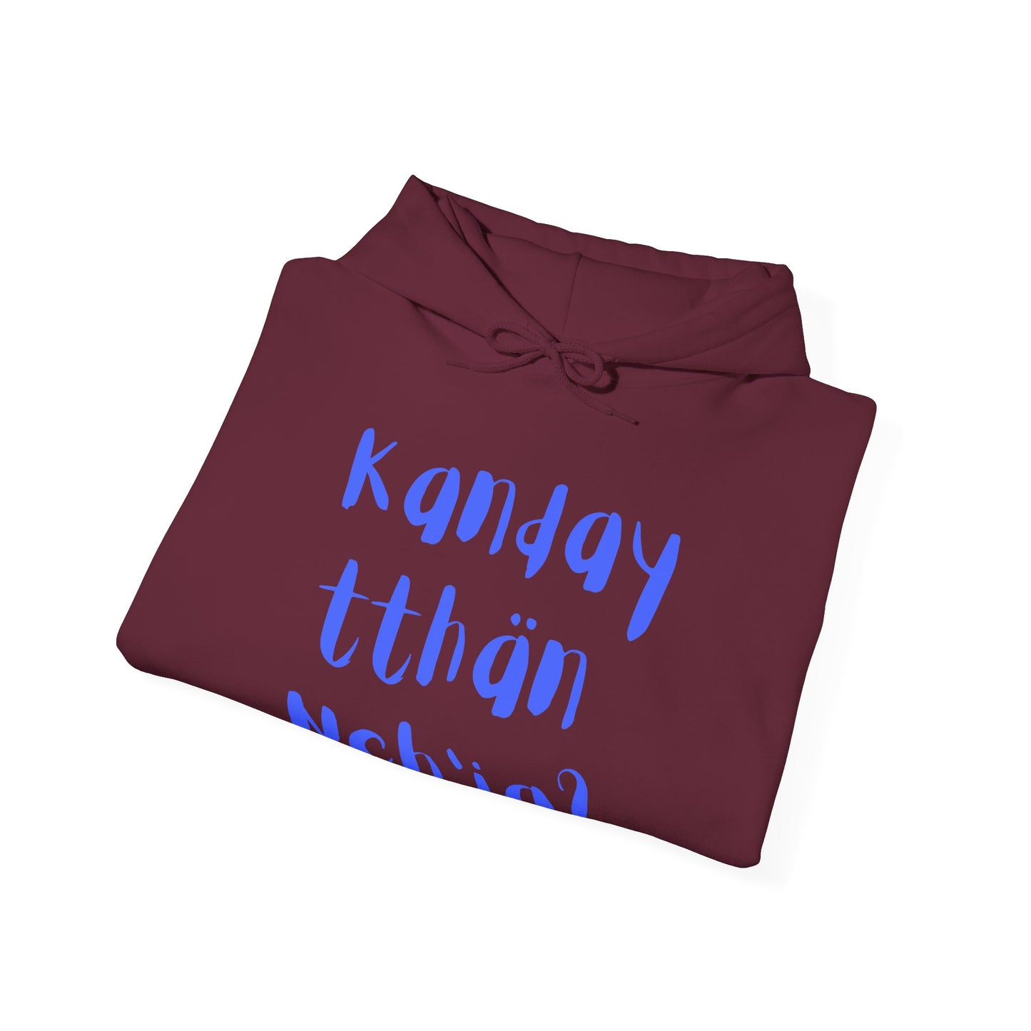 "Got Moose Meat?" Hoodie Blue Font