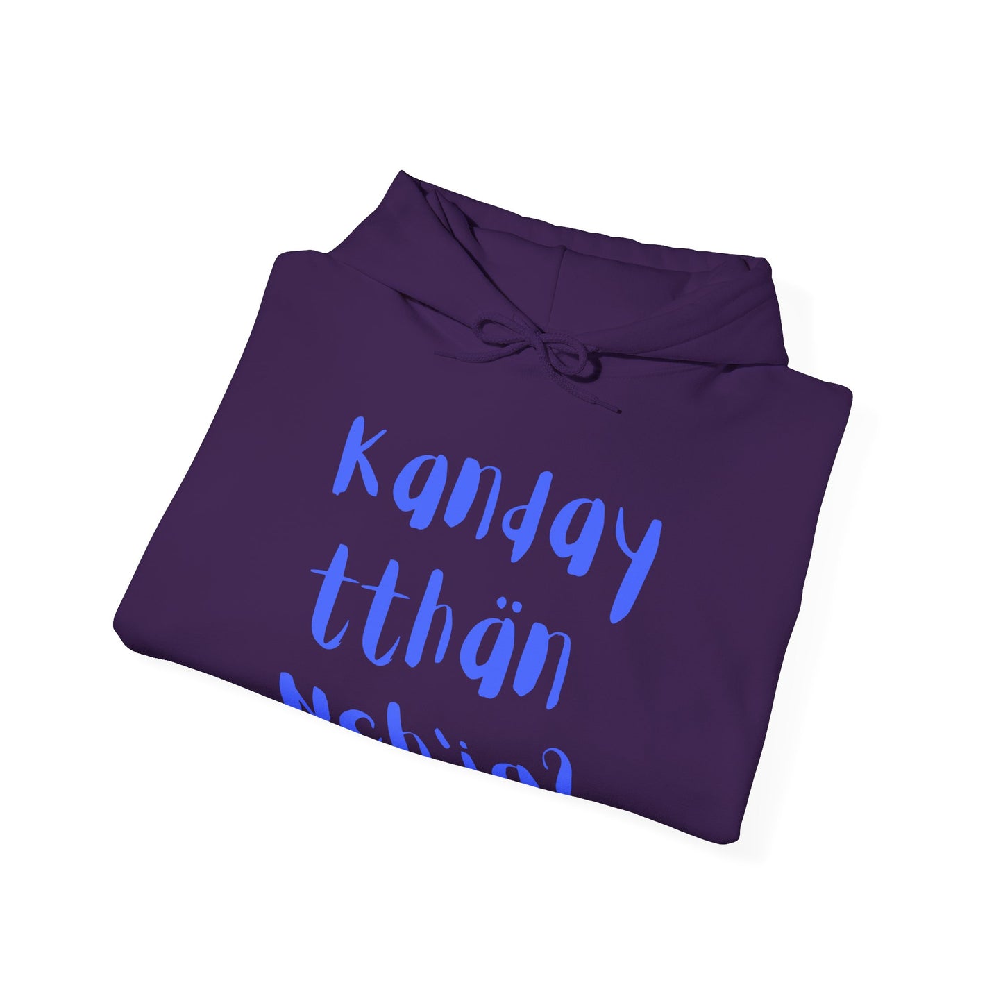 "Got Moose Meat?" Hoodie Blue Font