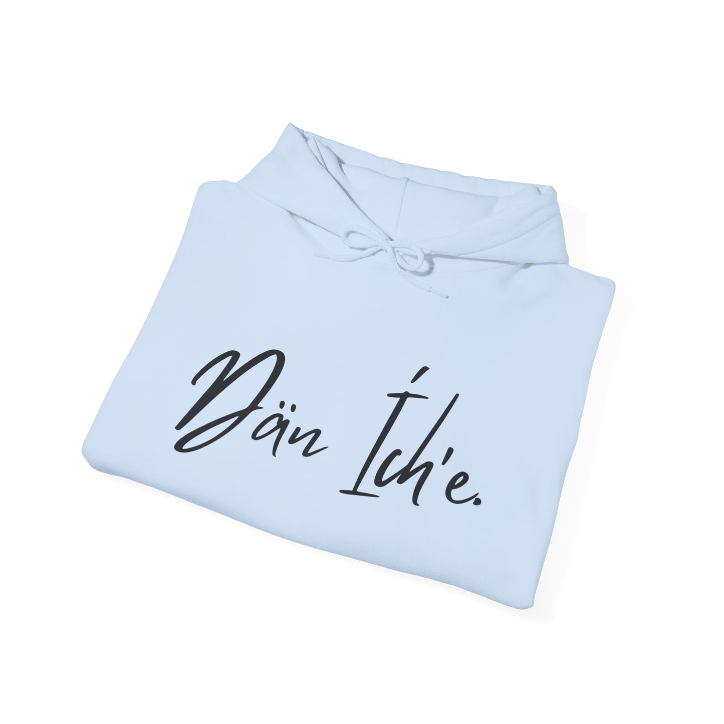 "I am Dän" Hoodie Purple Flower