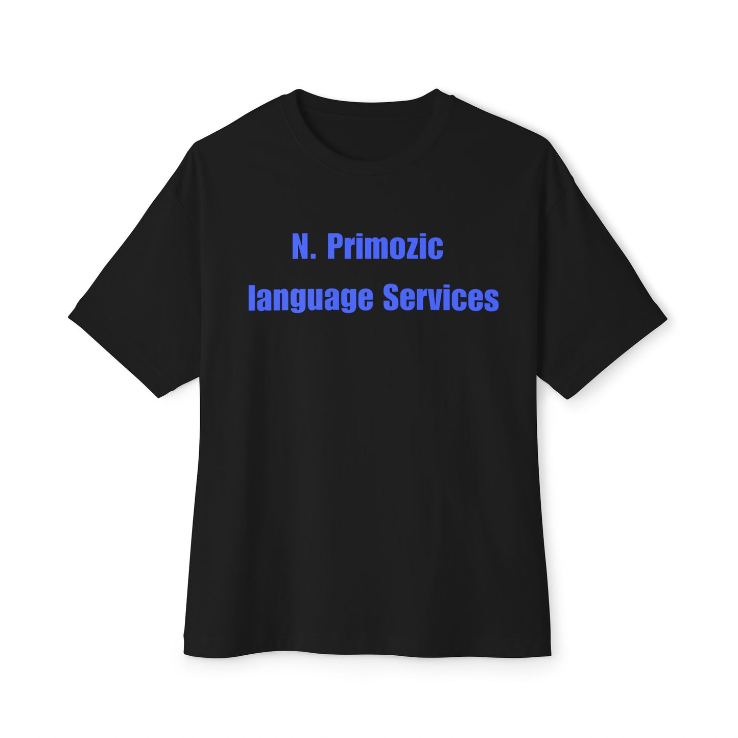 Bold NPLS Tee Blue Font