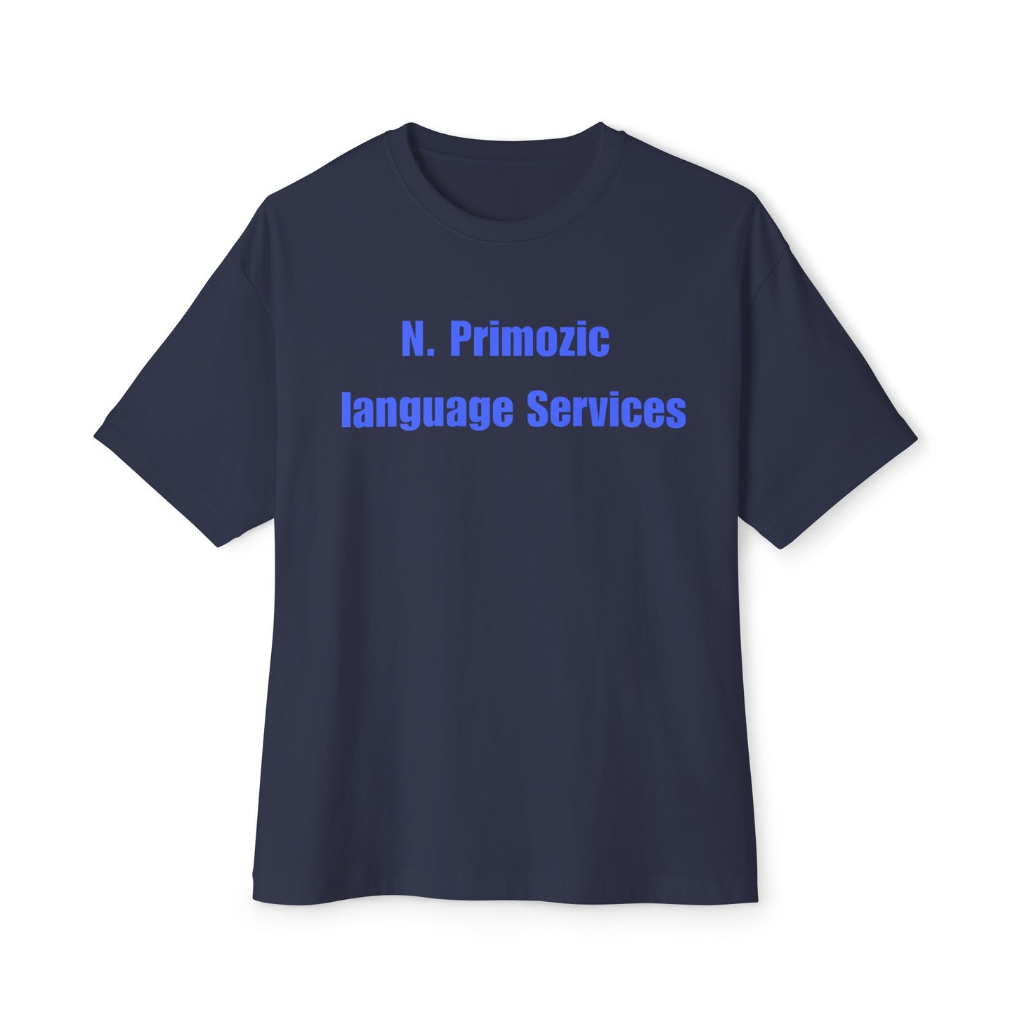 Bold NPLS Tee Blue Font