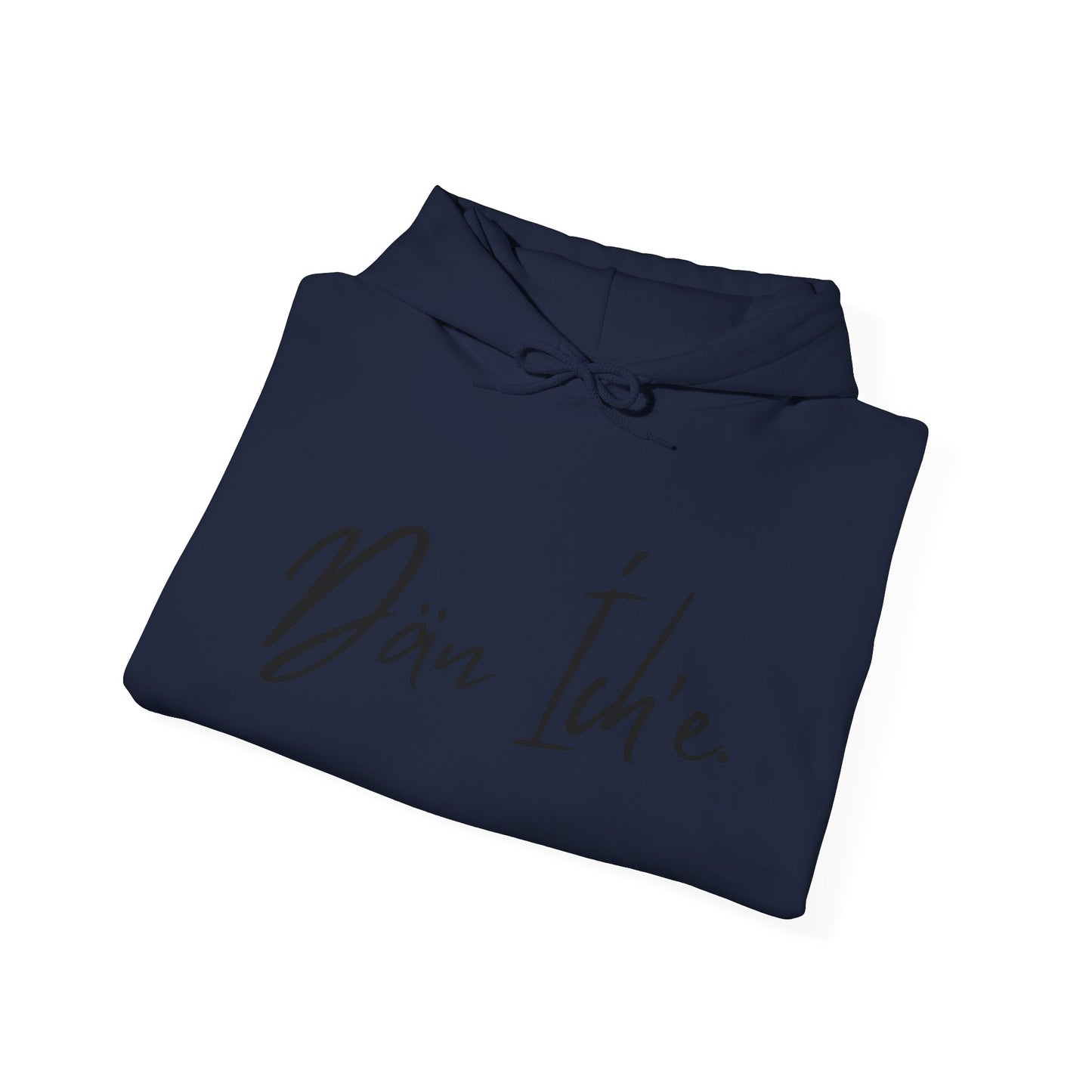 "I am Dän" Blue Flower Hoodie
