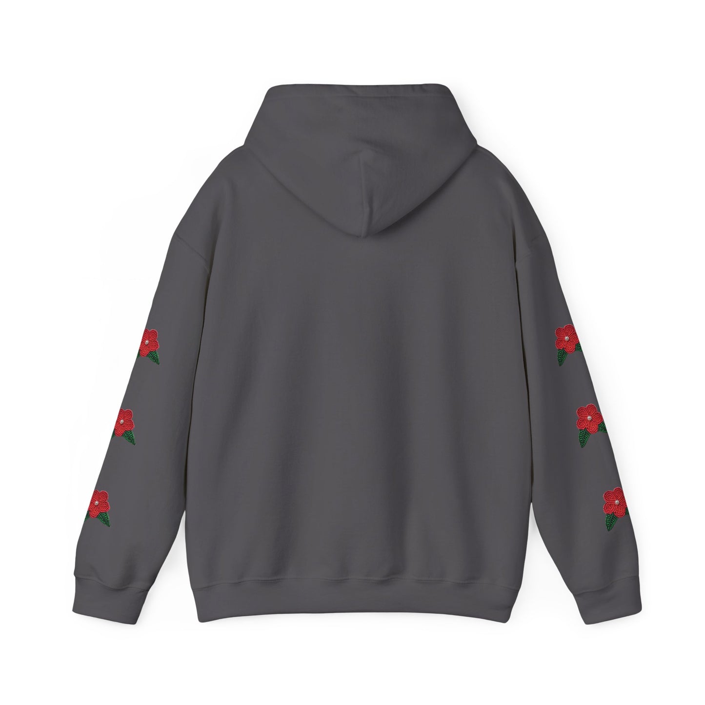 "I am Dän" Red Flower Hoodie