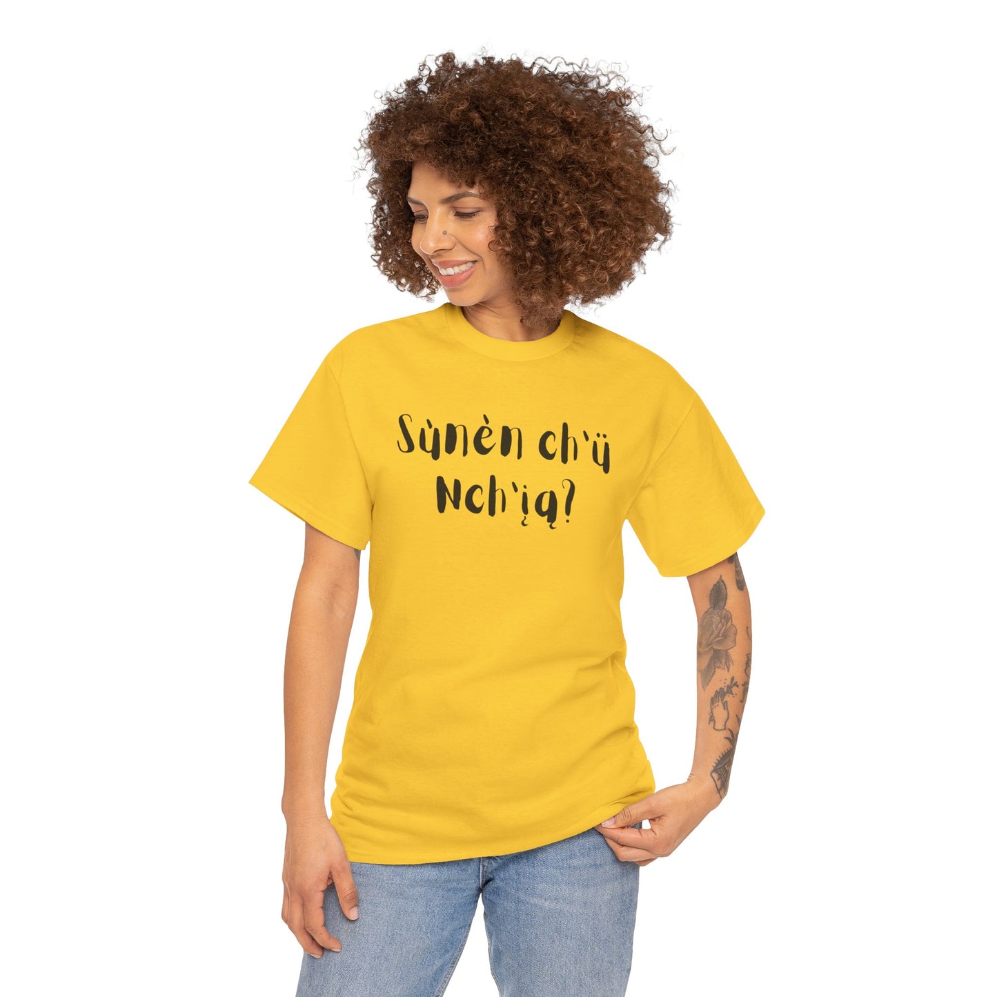 "Got Bannock?" Tee Back Font