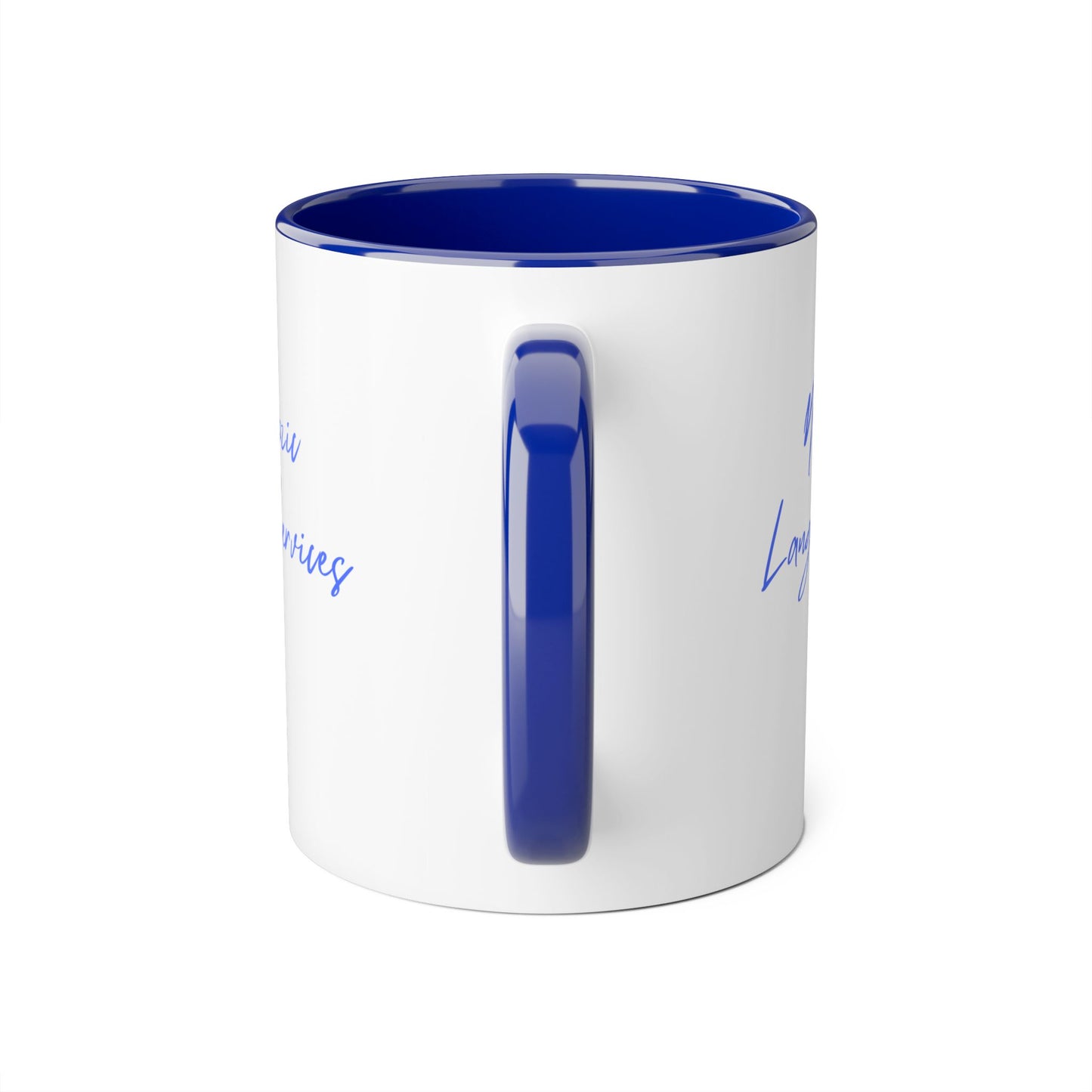 NPLS Colour Accent Mug Blue Font
