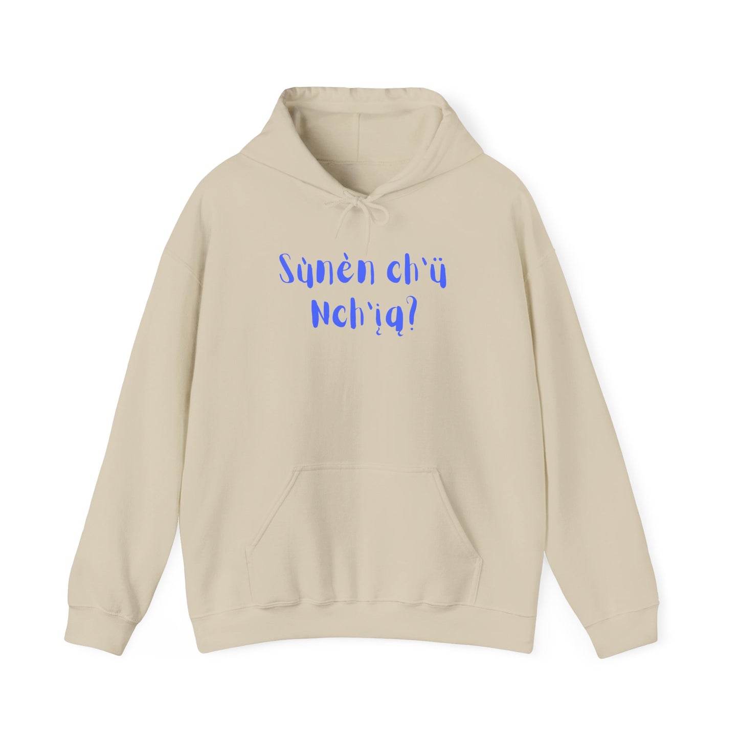 "Got Bannock?" Hoodie Blue Font