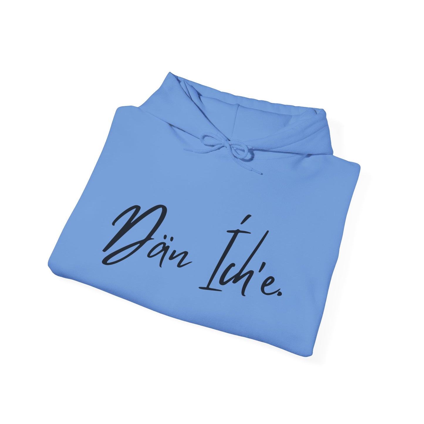"I am Dän" Hoodie Purple Flower